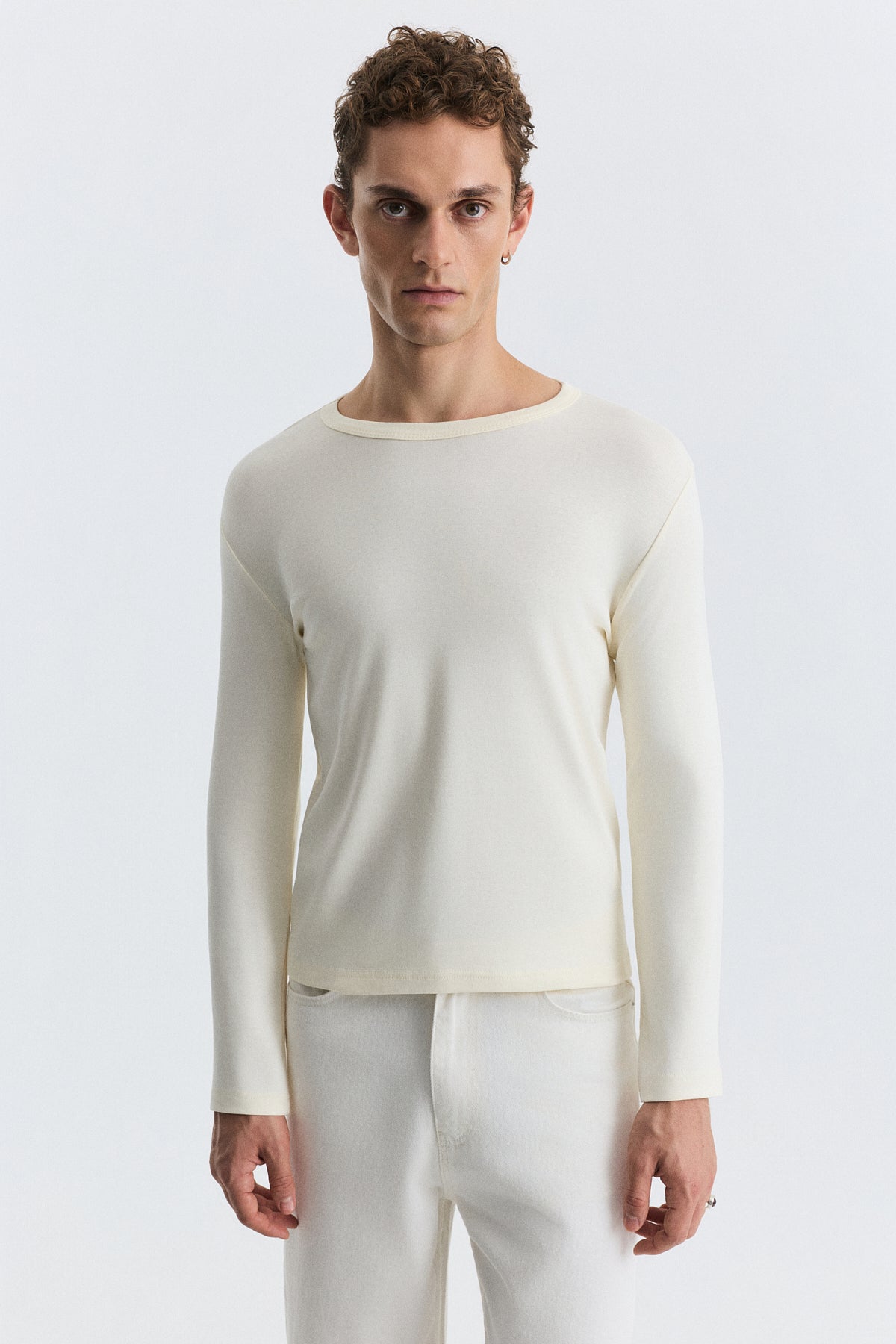 Cotton Long-Sleeve T-Shirt
