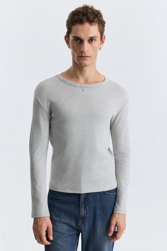 Cotton Long-Sleeve T-Shirt