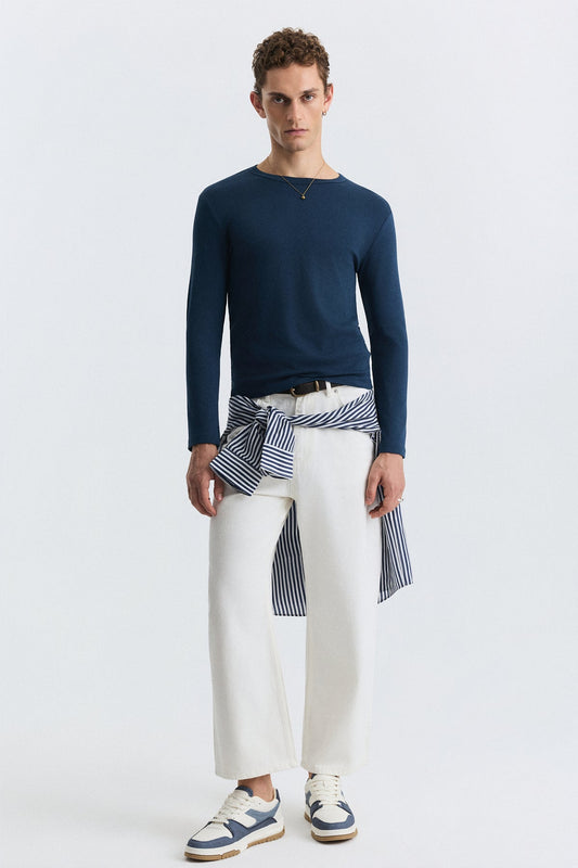 Cotton Long-Sleeve T-Shirt