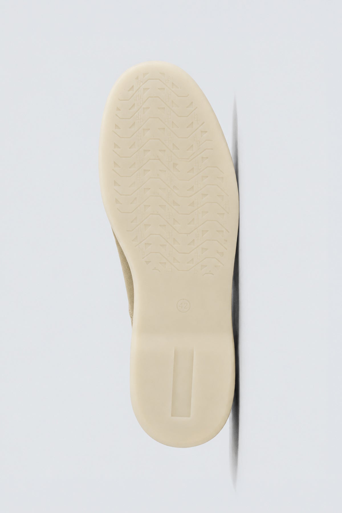 Thick-Soled 100% Suede Sabot