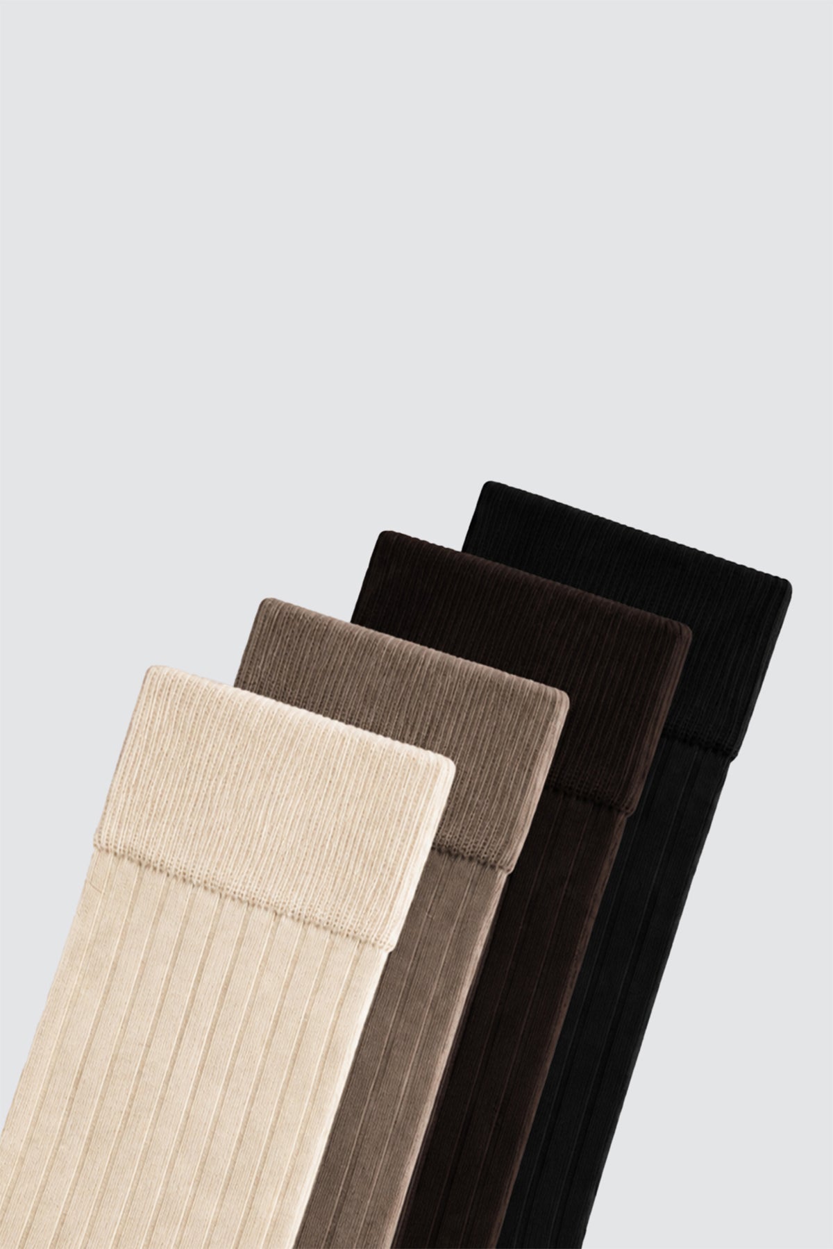 Multicolored Ribbed Socks