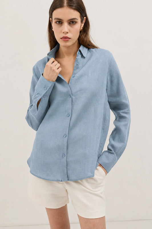 100% Linen Women's Shirt