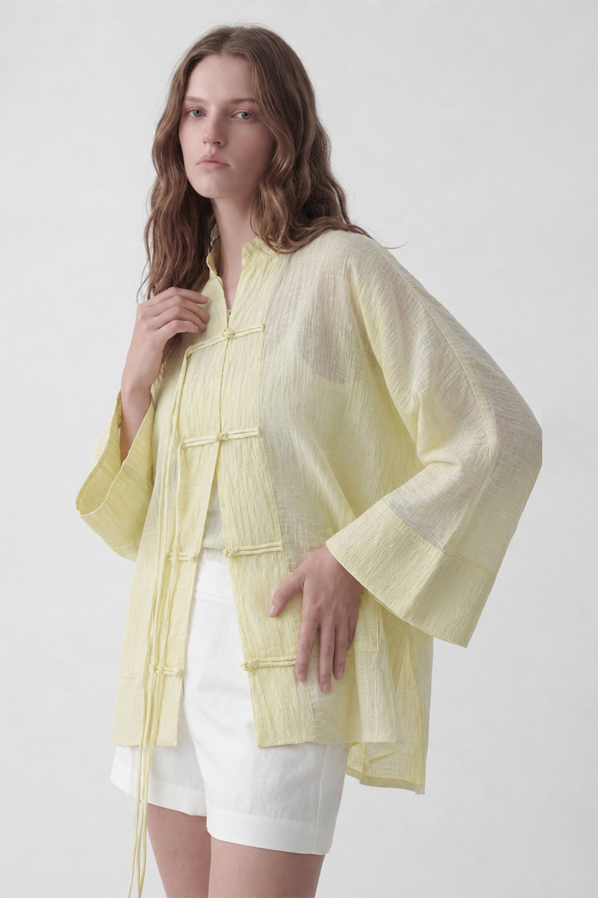 Embellished Button-Down Shirt