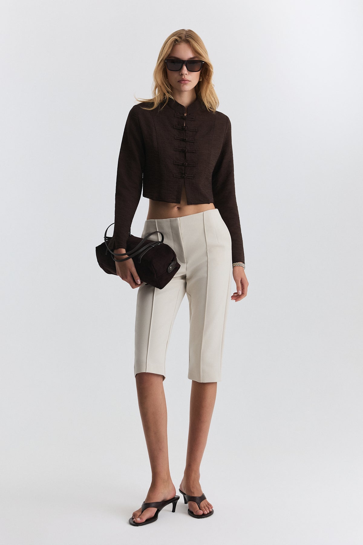 Relax Fit Embellished Button-Down Shirt