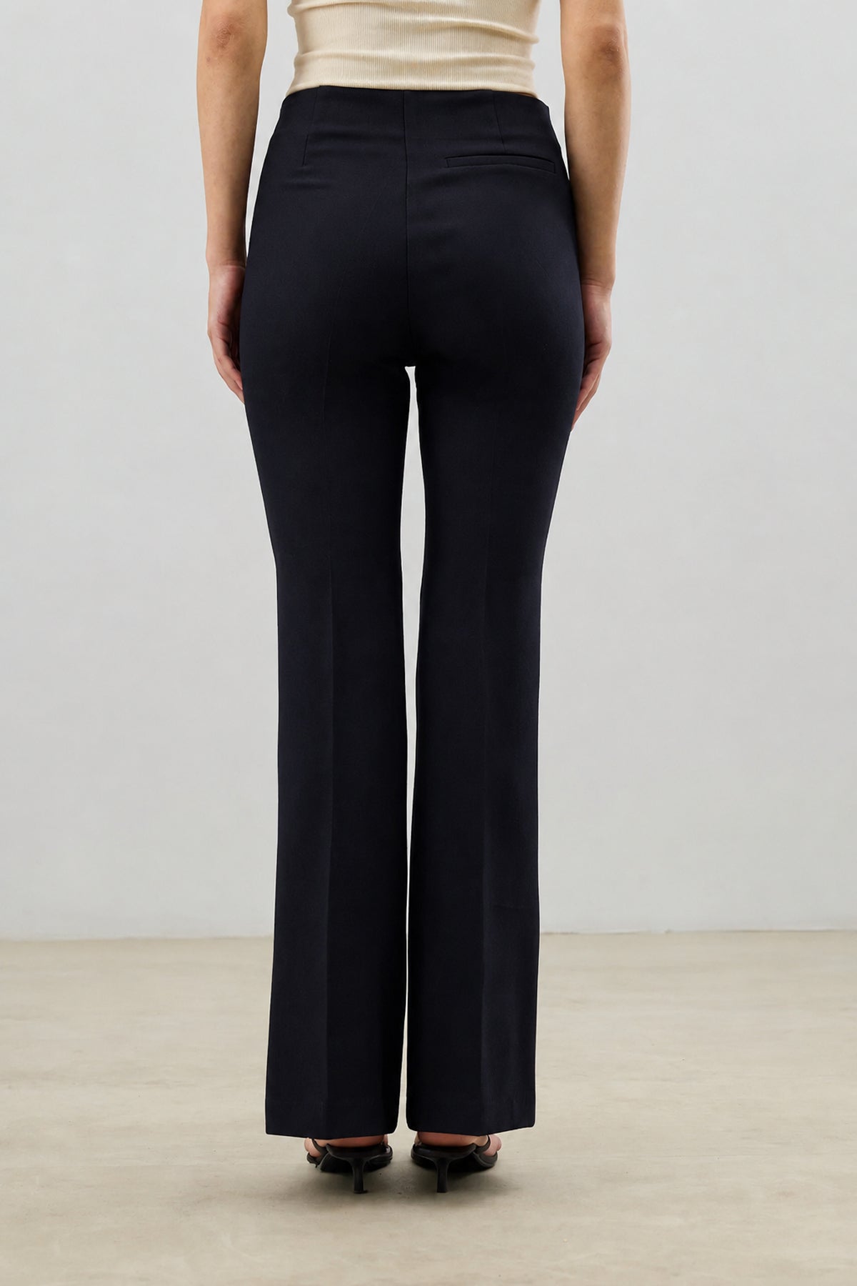 High-Waisted Straight-Leg Women's Pants