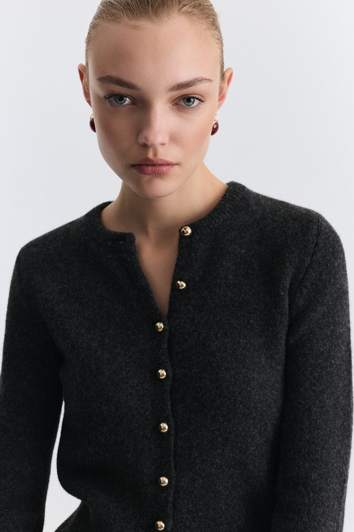 Soft-Textured Cardigan