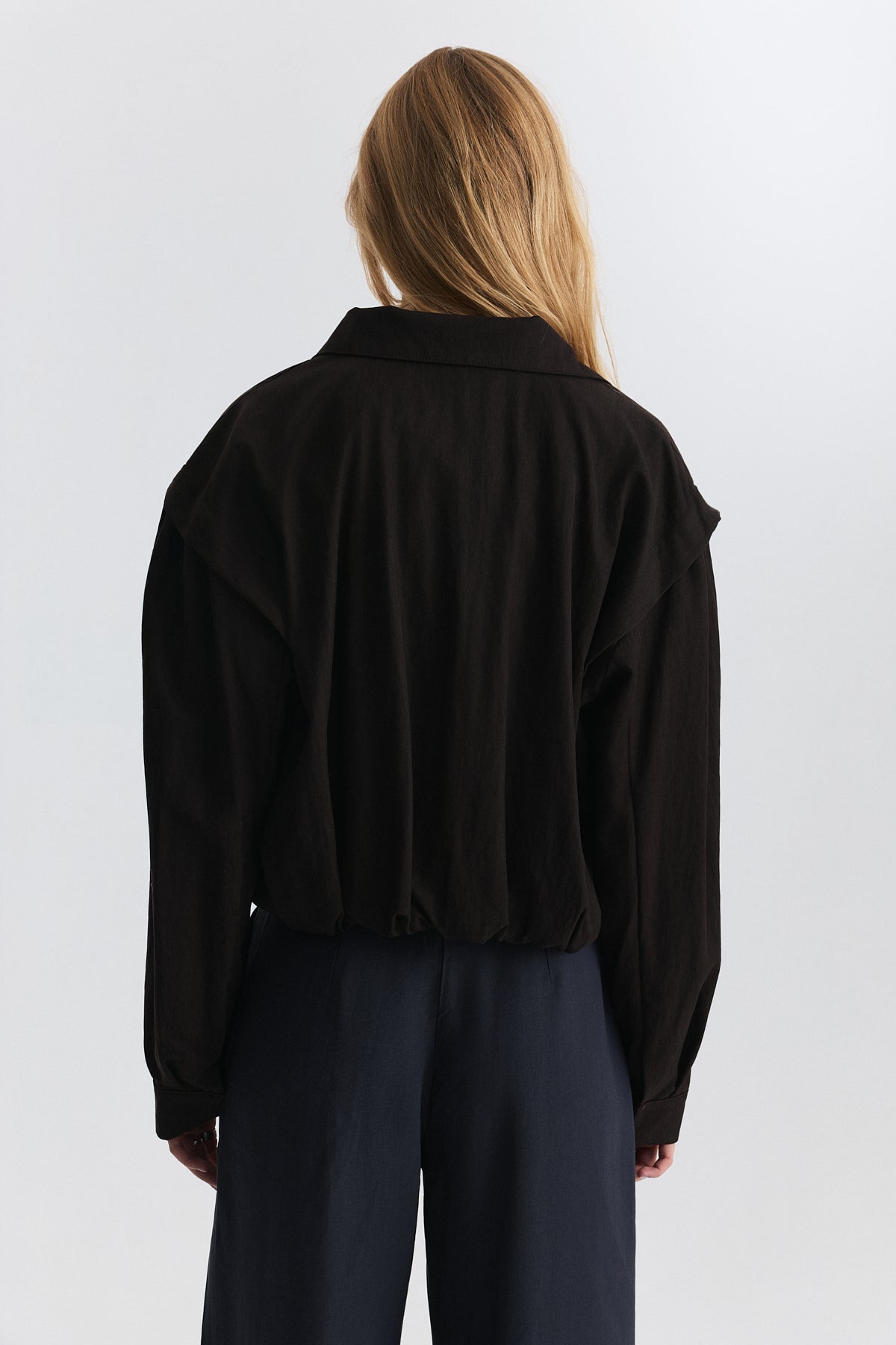 Stand-Up Collar Bomber Jacket