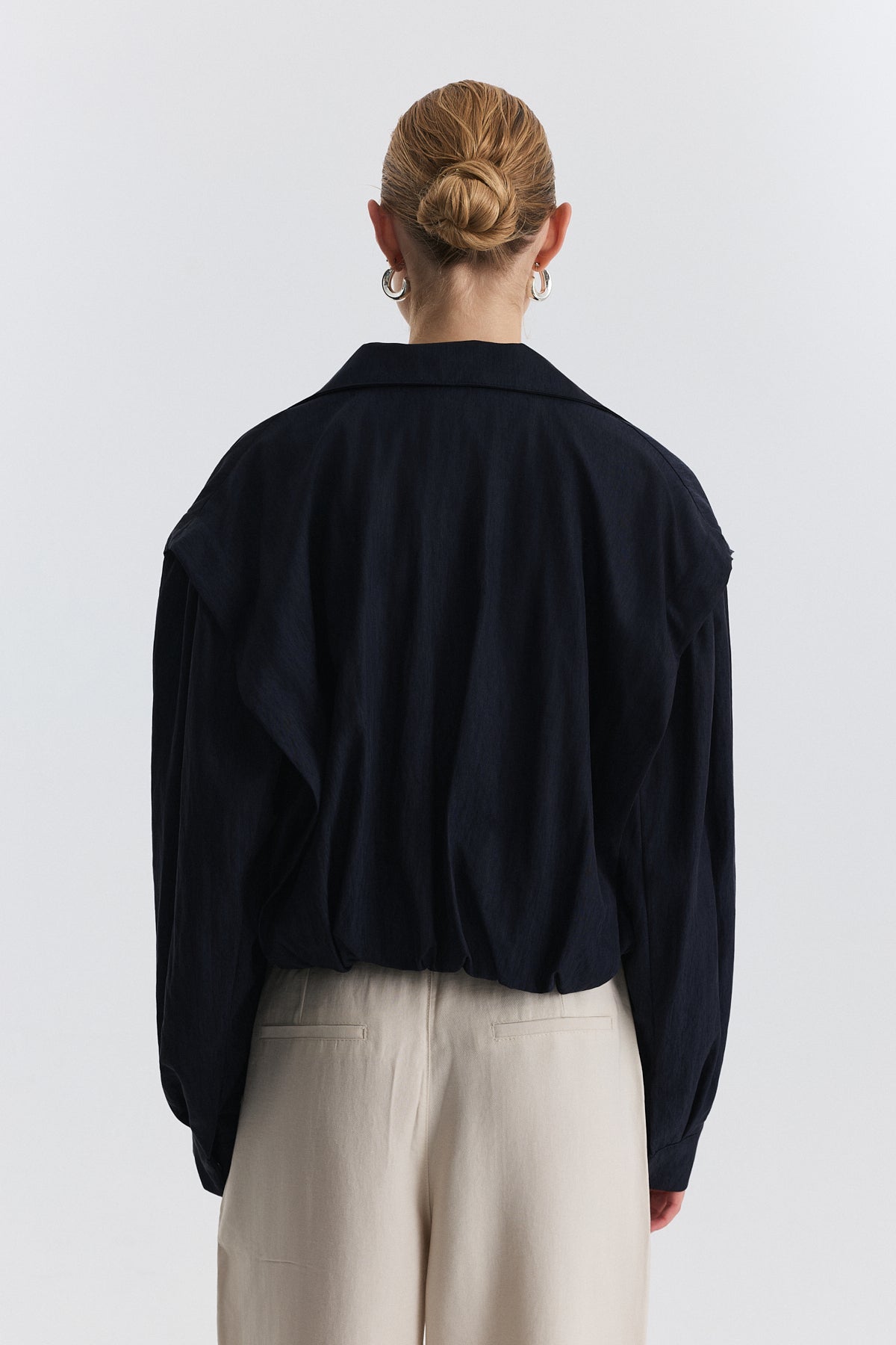 Stand-Up Collar Bomber Jacket