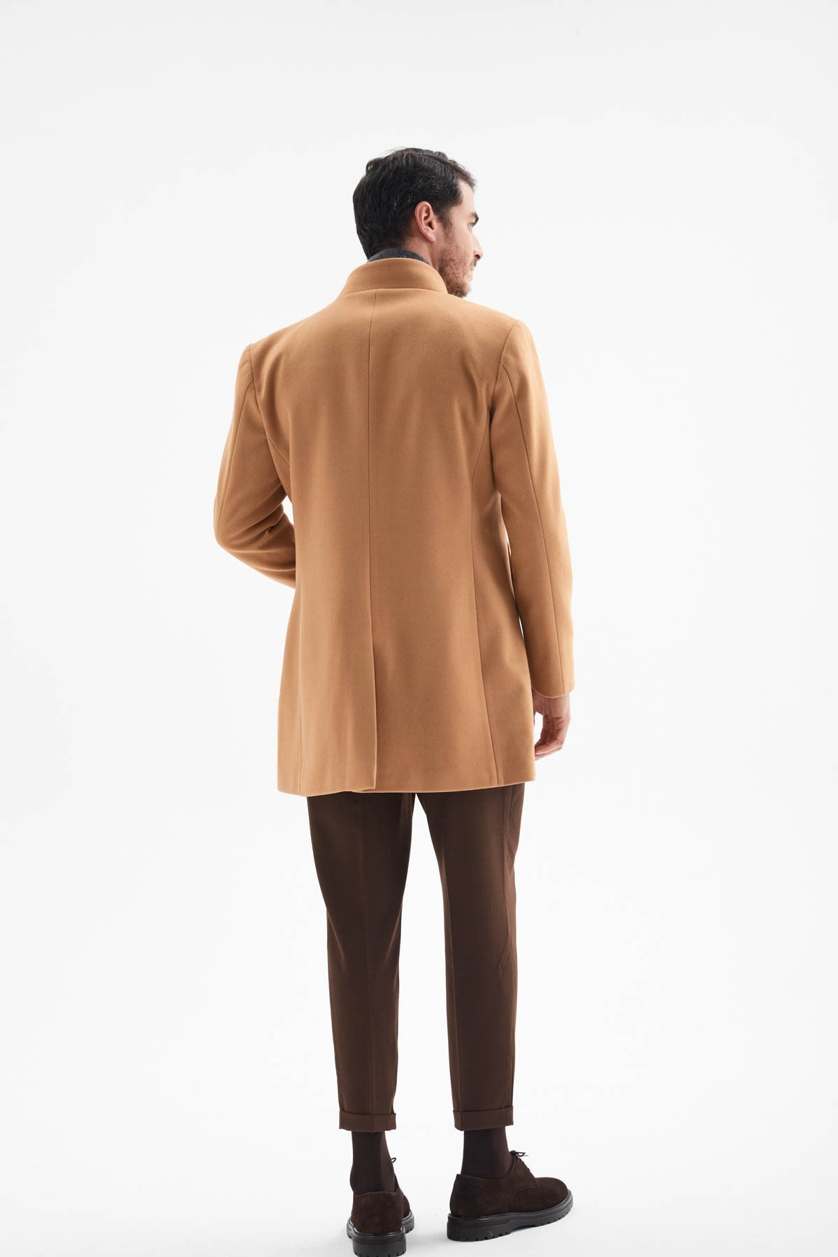 Antioch Men's Wool-Blend Cashmere Coat