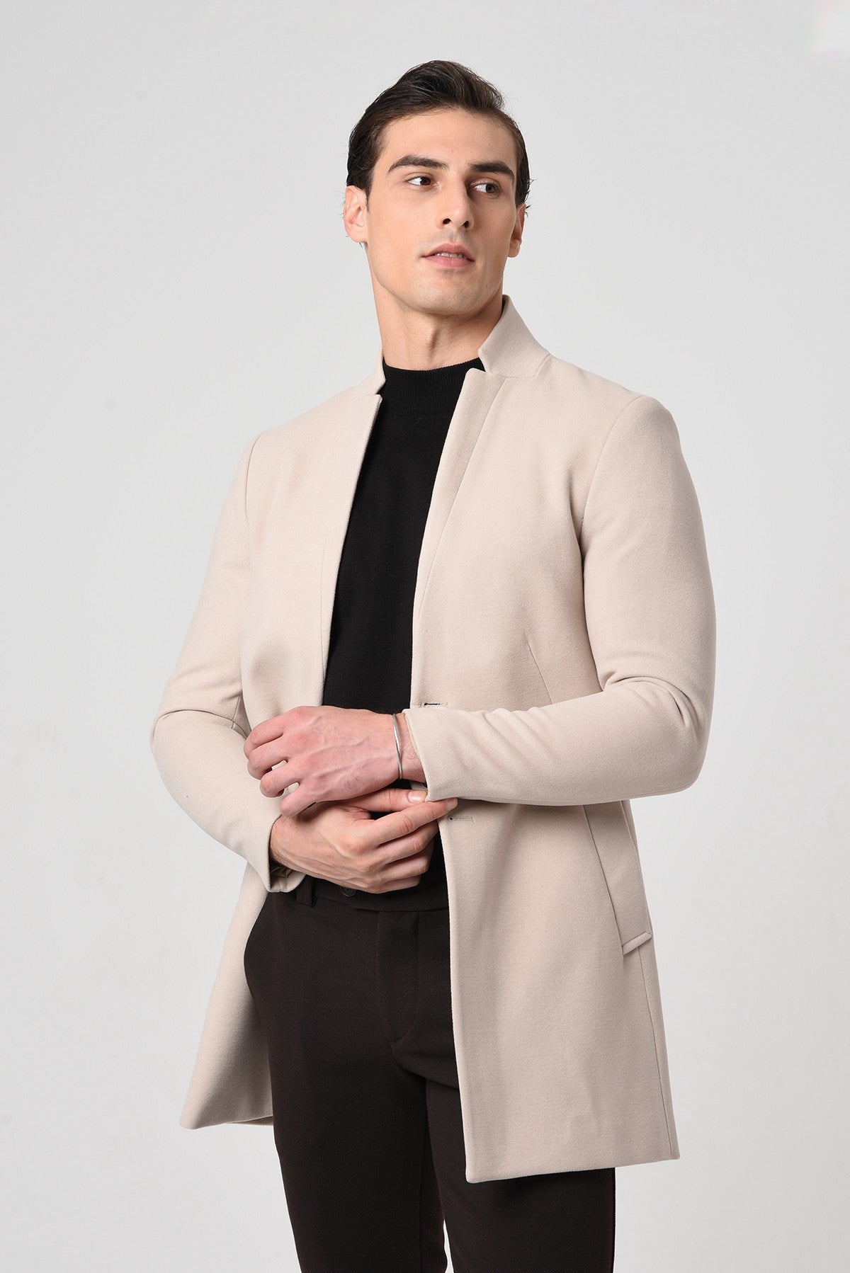 Antioch Men's Wool-Blend Cashmere Coat