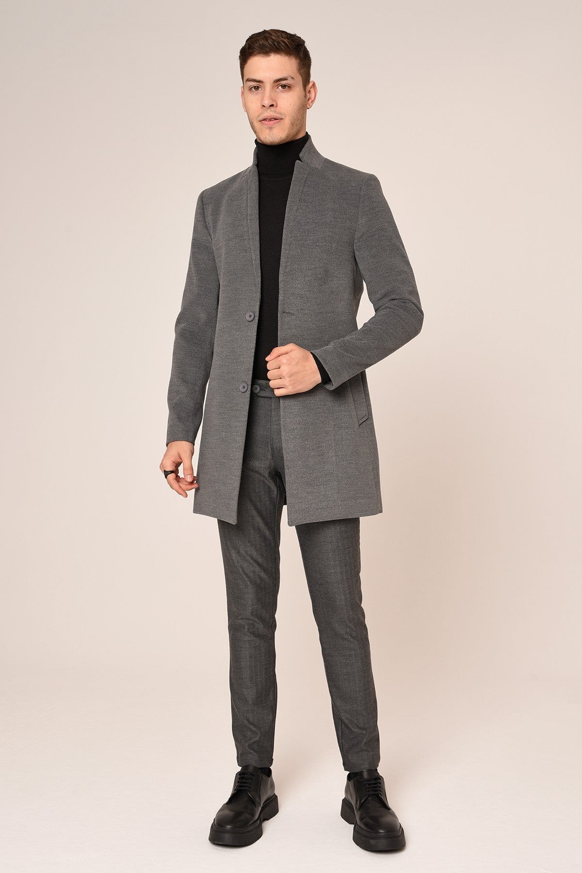 Antioch Men's Wool-Blend Cashmere Coat