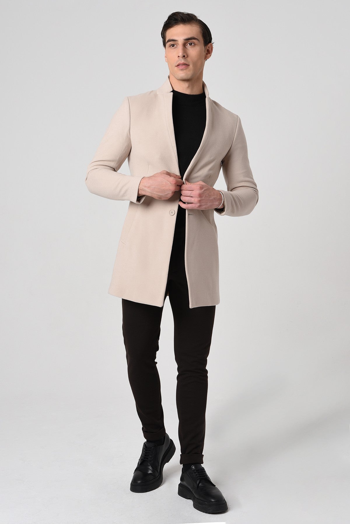Antioch Men's Wool-Blend Cashmere Coat