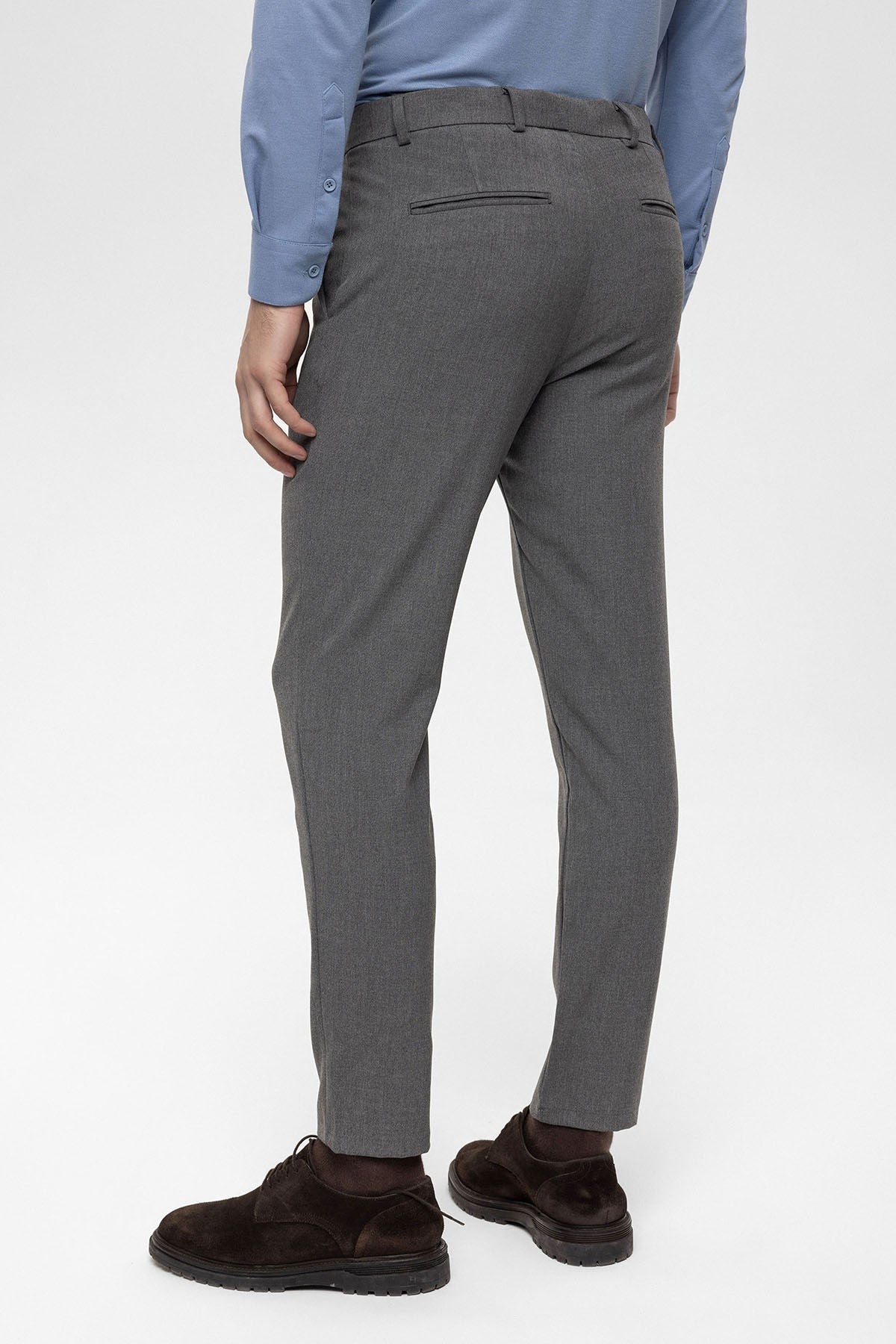 Men's Accessories: Slim-Fit Pants with Detailed Design