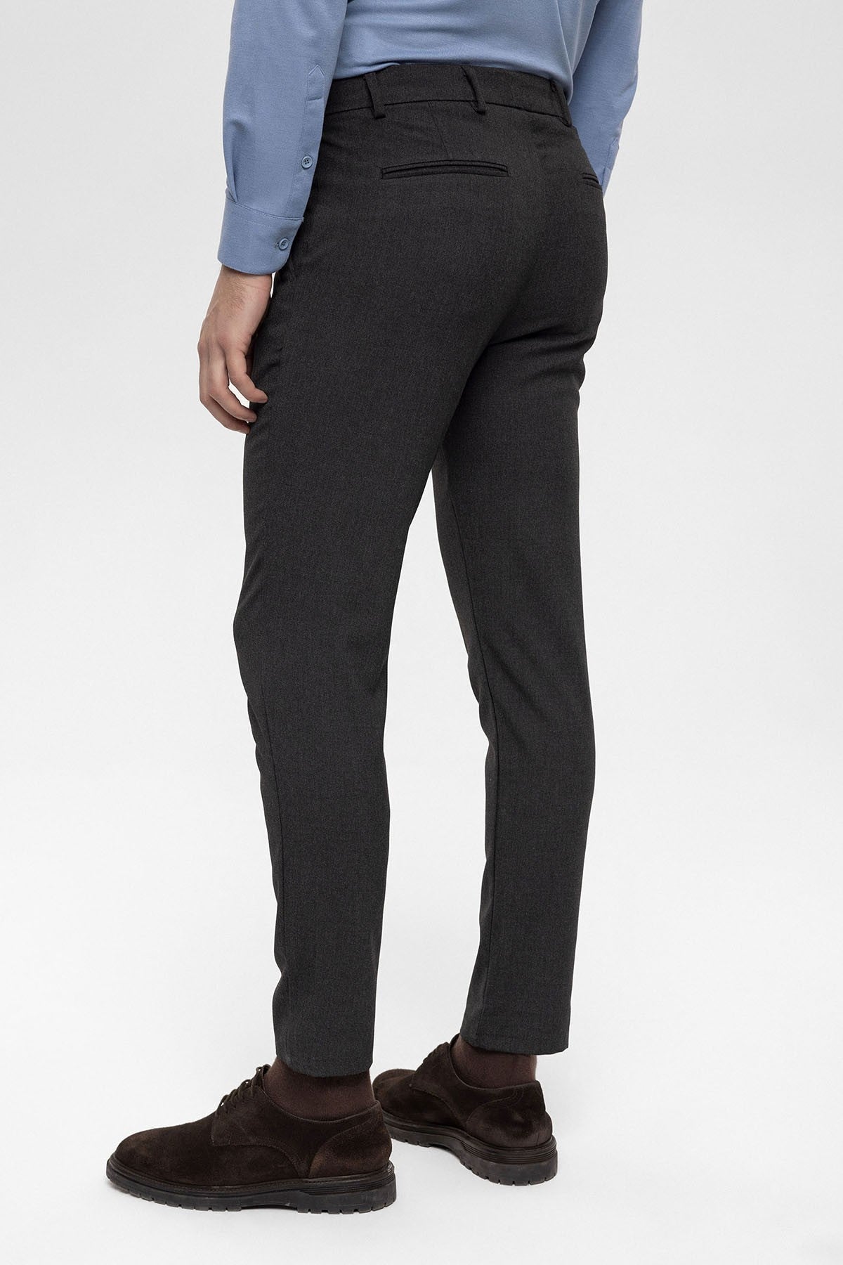 Men's Accessories: Slim-Fit Pants with Detailed Design