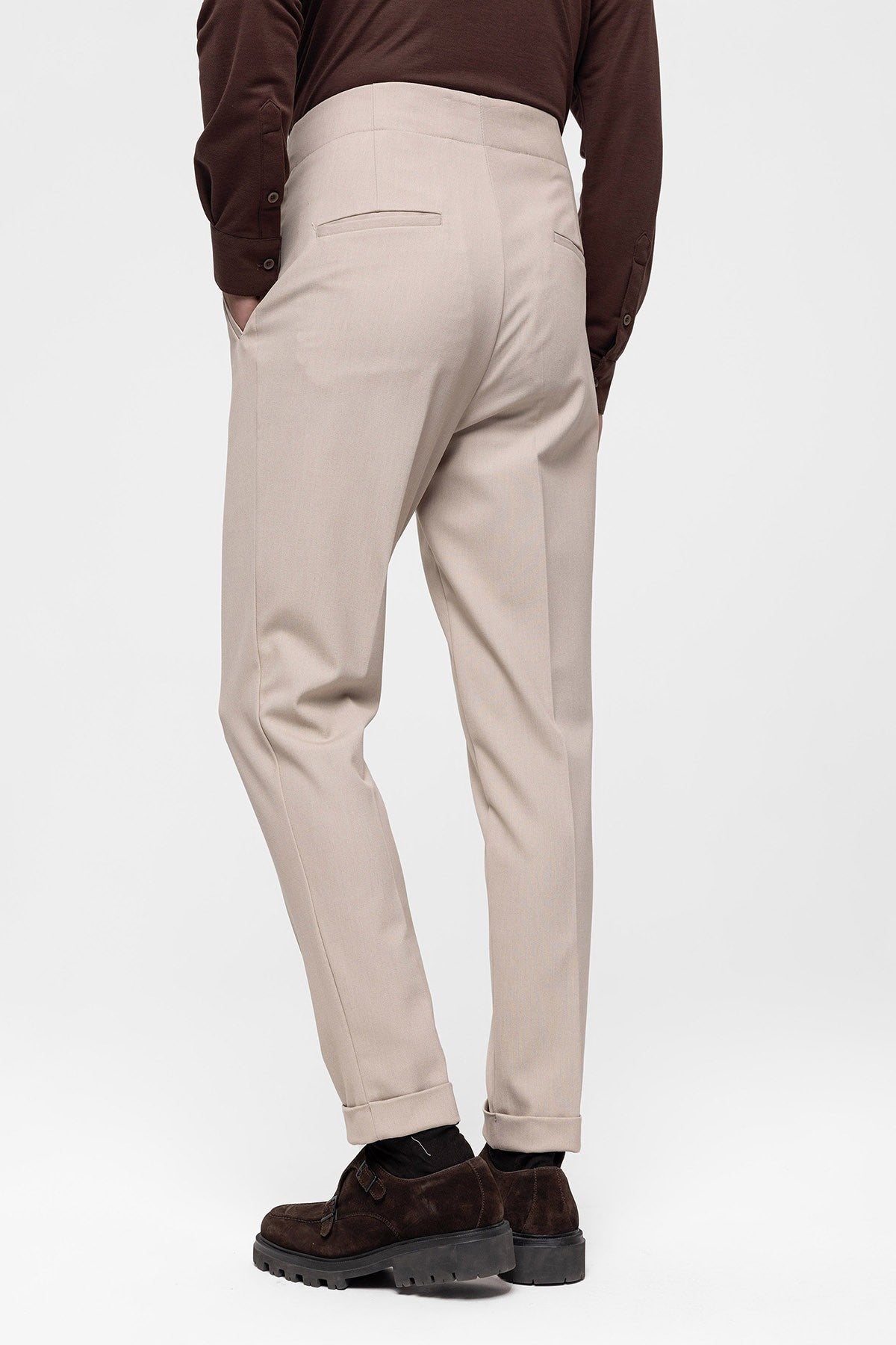 Antioch High-Waisted (Boyfriend) Pleated Pants