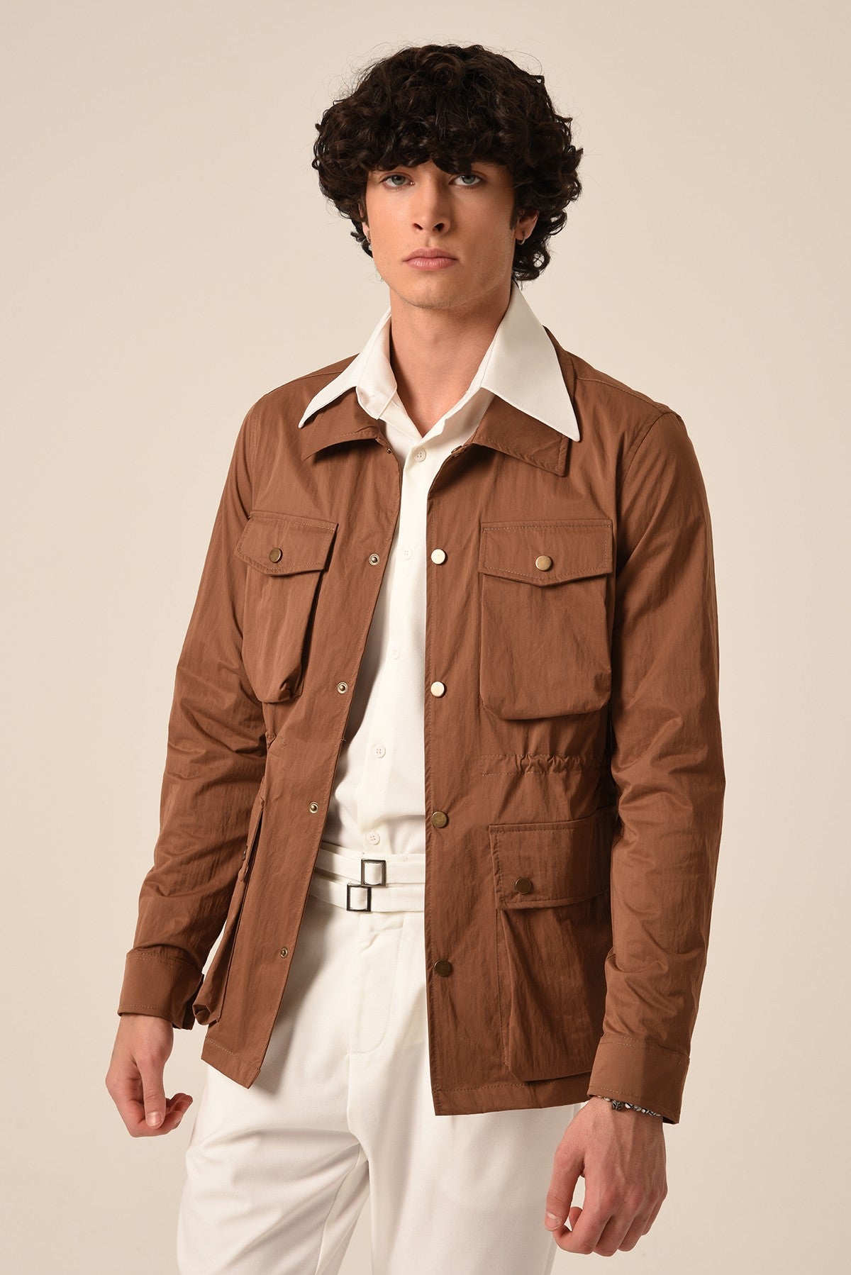 Antioch Men's Spring Jacket with Elastic Waistband