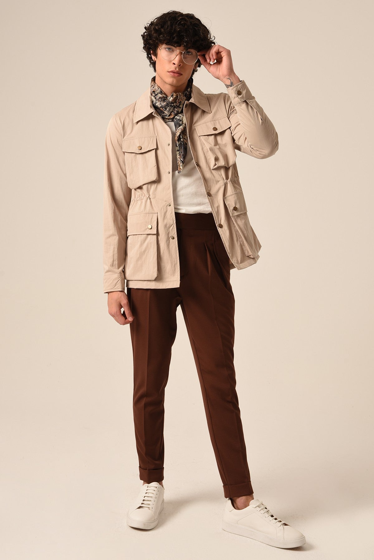 Antioch Men's Spring Jacket with Elastic Waistband