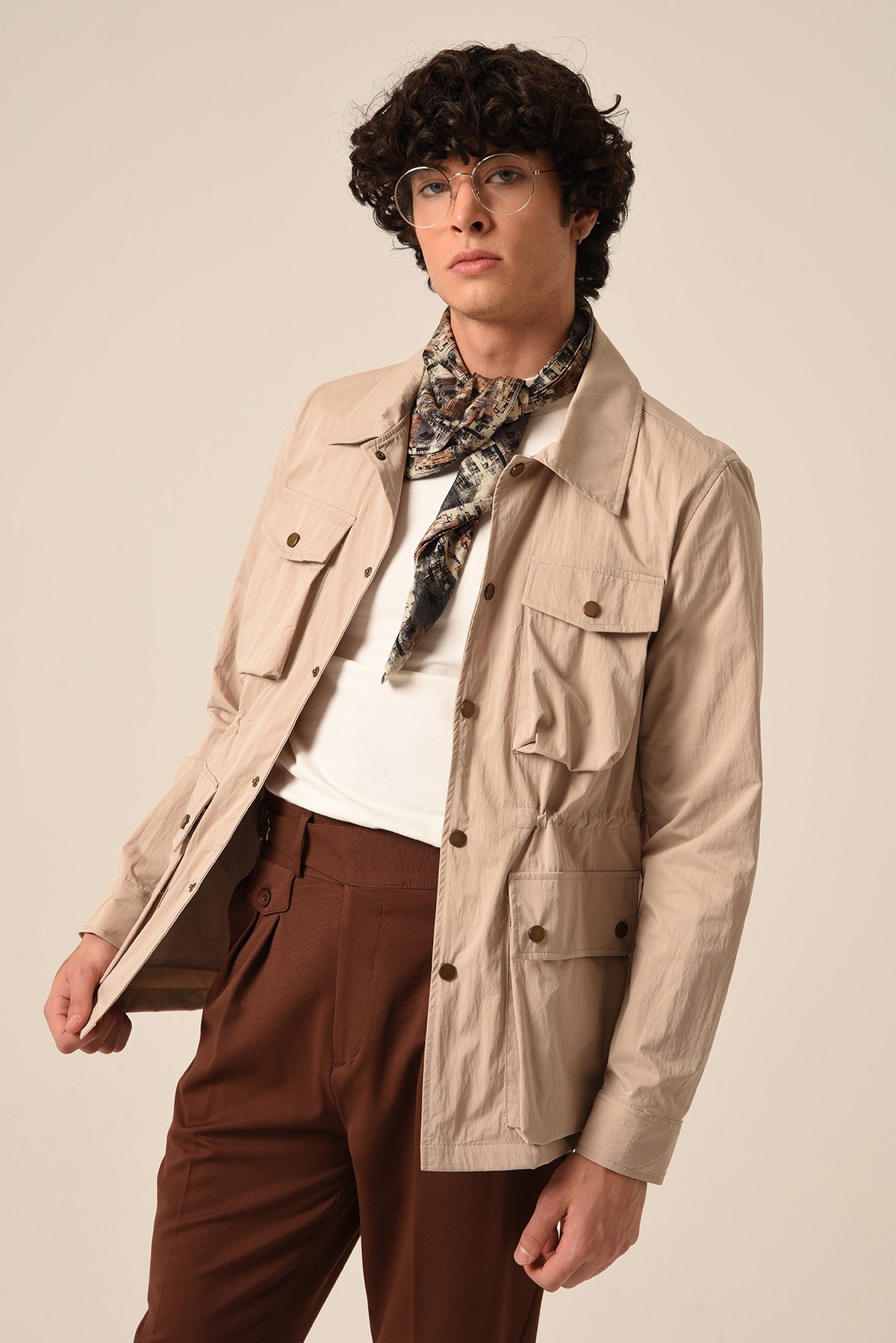 Antioch Men's Spring Jacket with Elastic Waistband