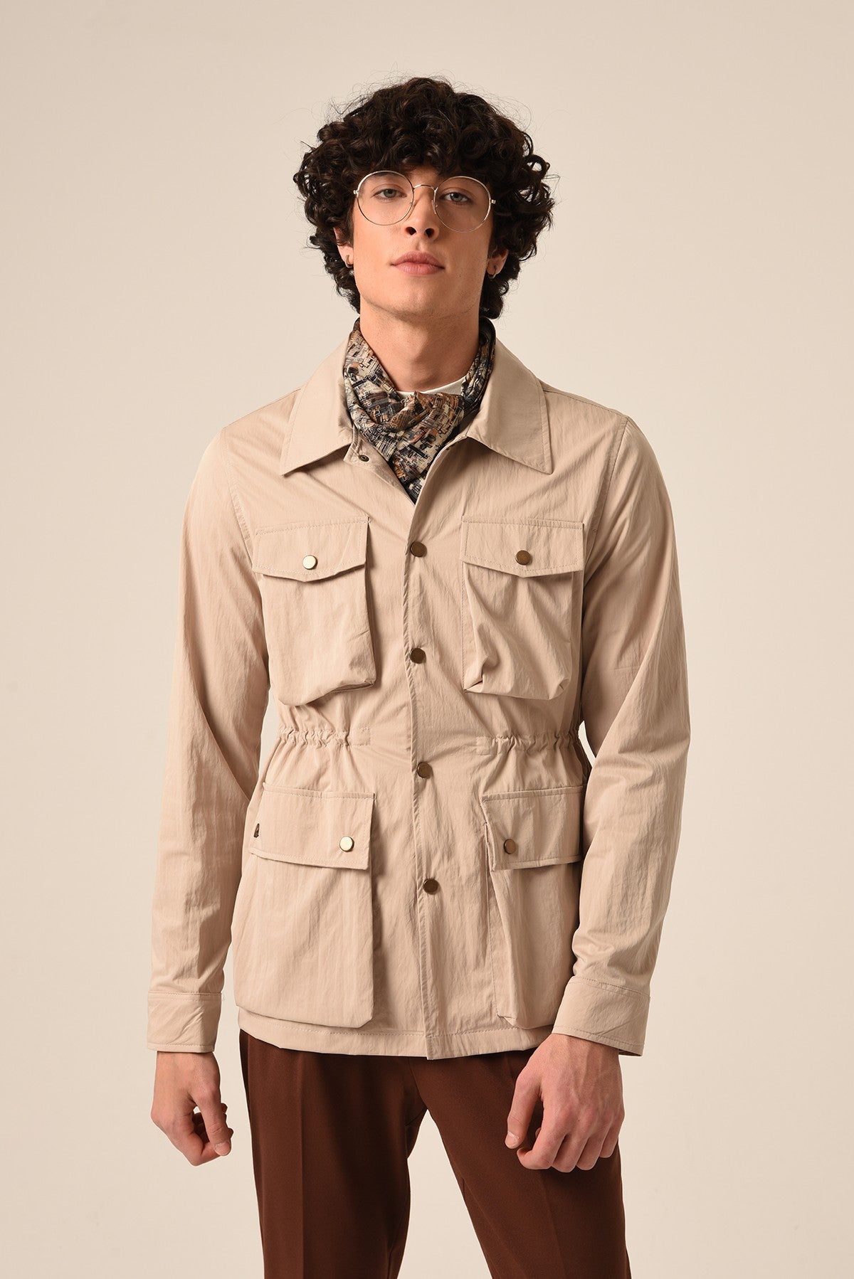 Antioch Men's Spring Jacket with Elastic Waistband