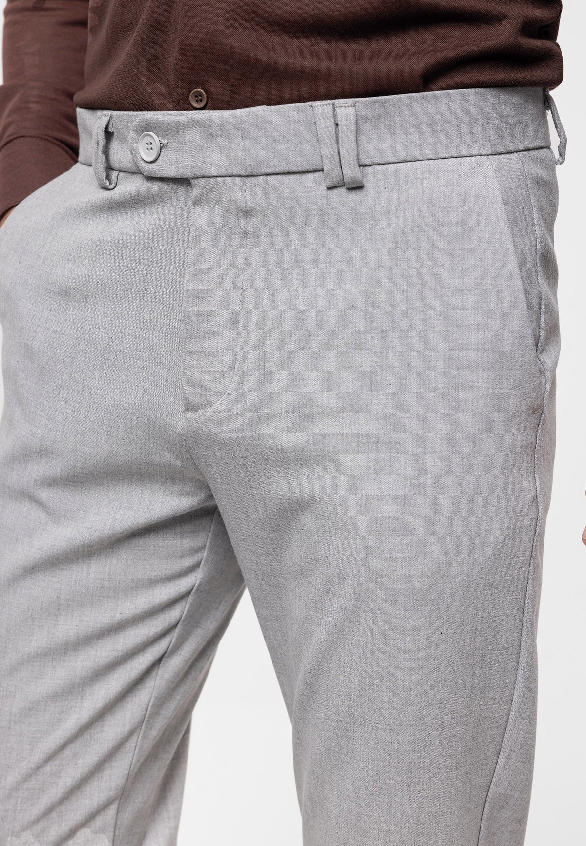 Men's Slim-Fit Fabric Pants