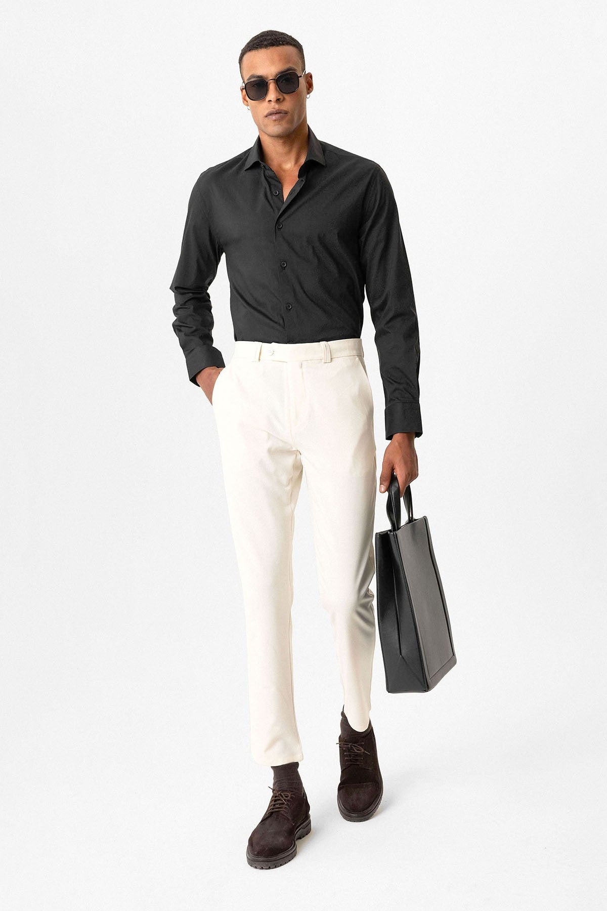 Men's Slim-Fit Fabric Pants