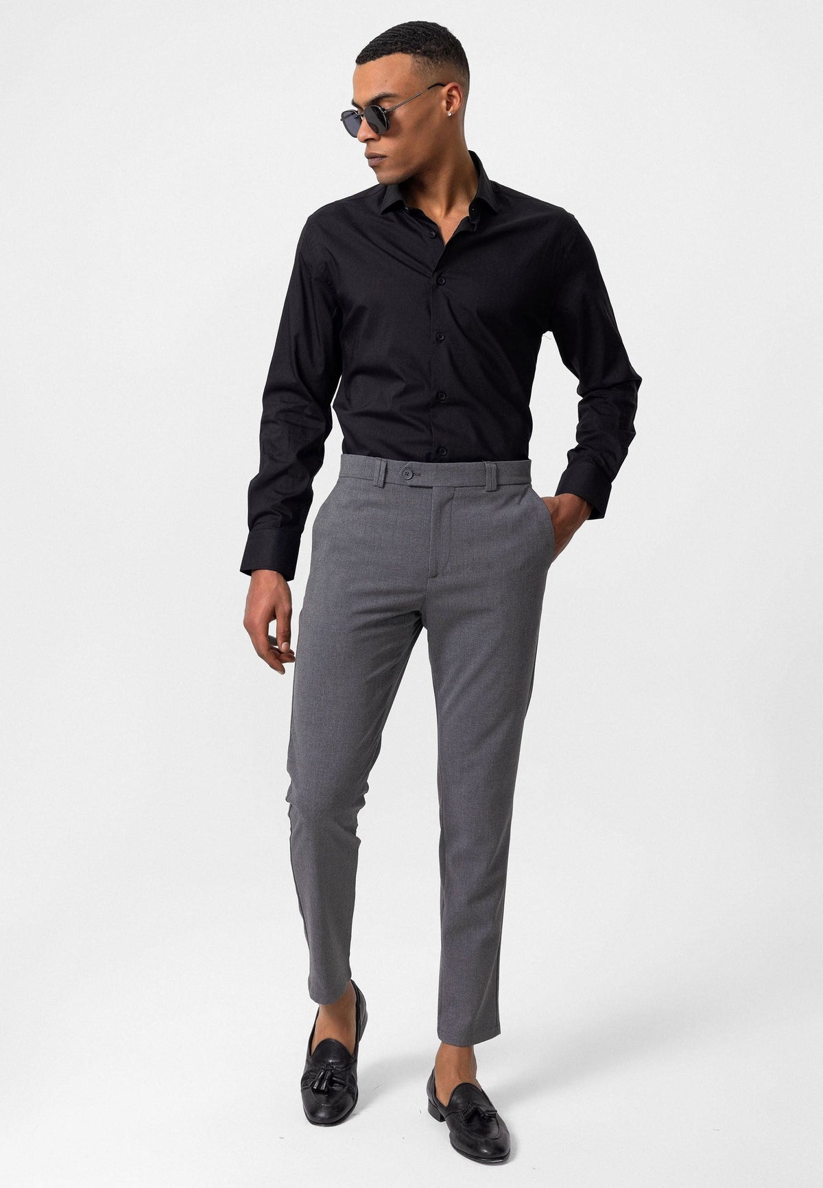 Men's Slim-Fit Fabric Pants