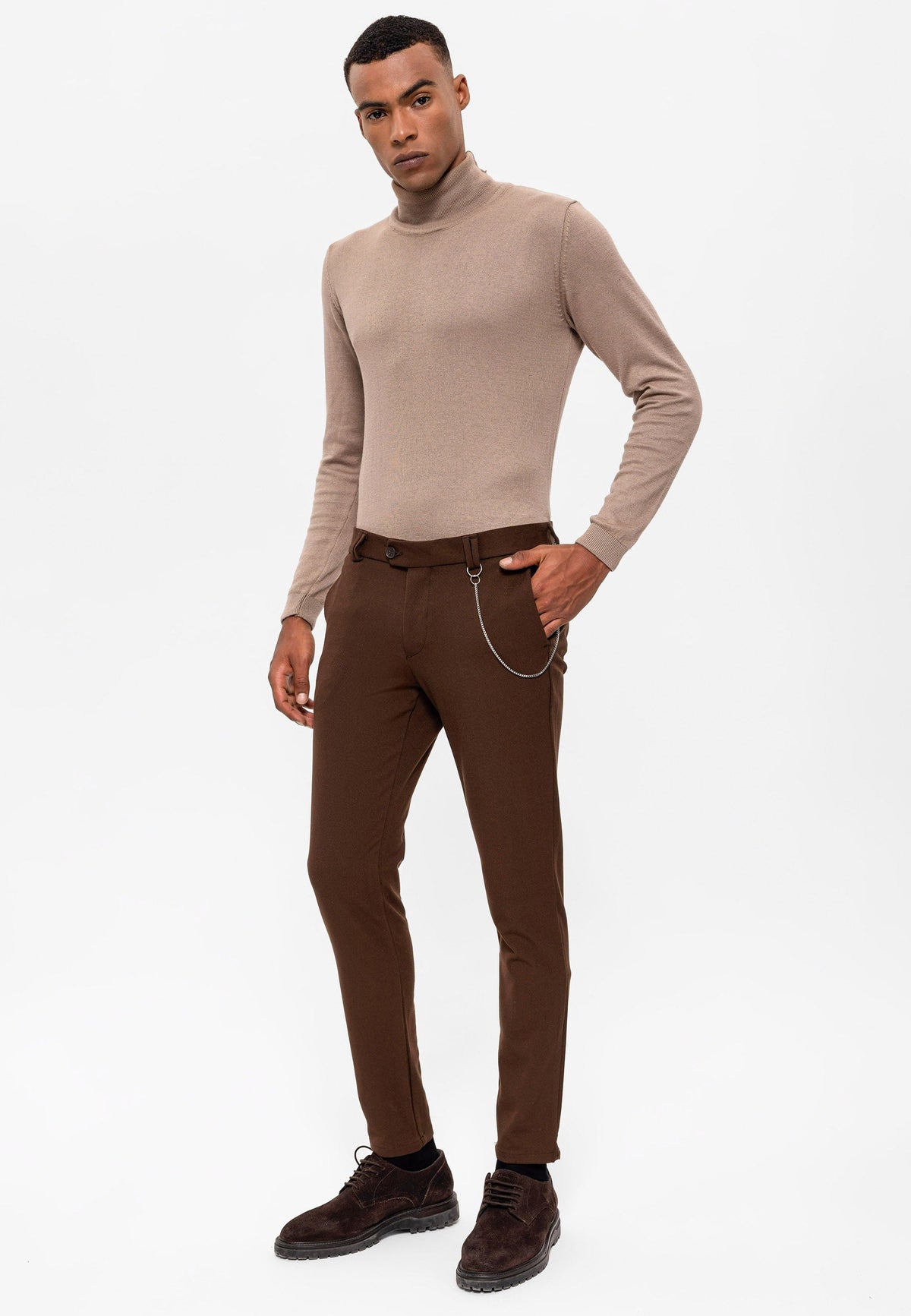 Men's Slim-Fit Fabric Pants
