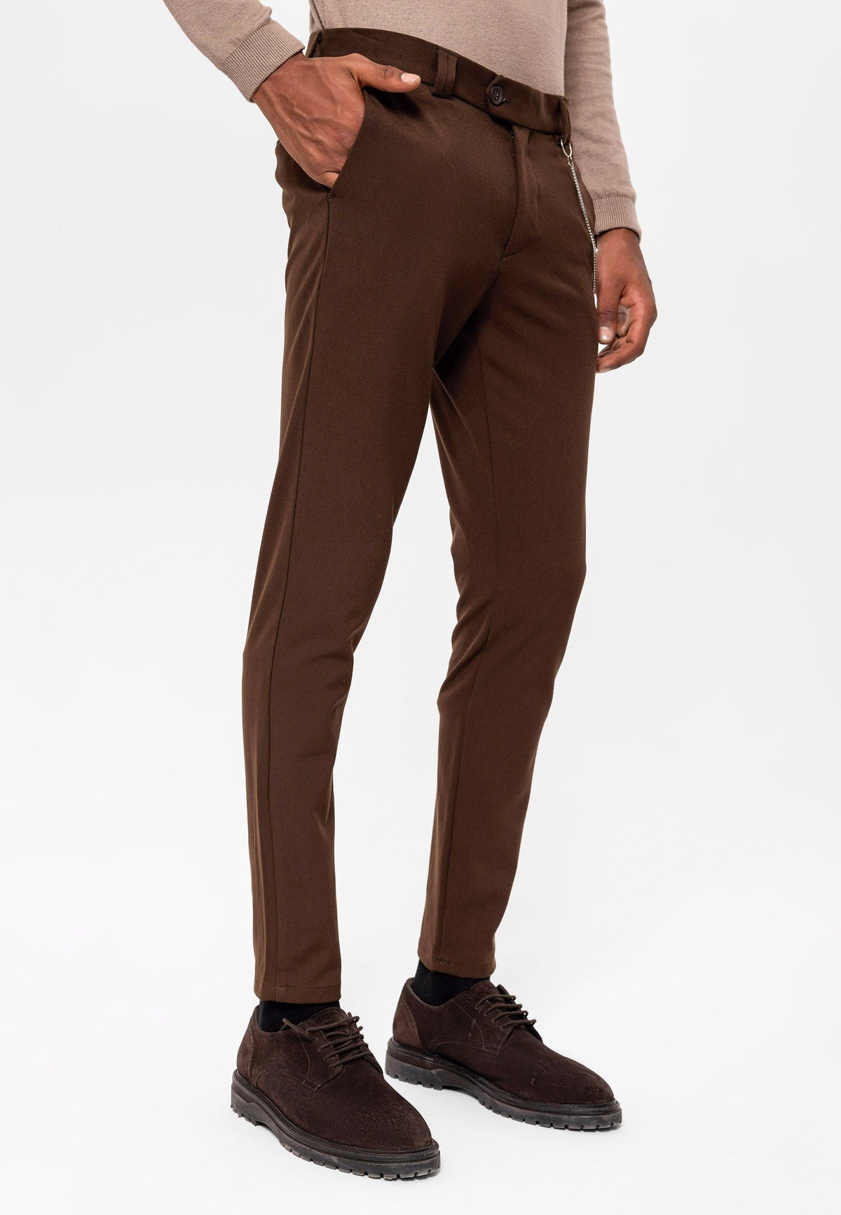 Men's Slim-Fit Fabric Pants