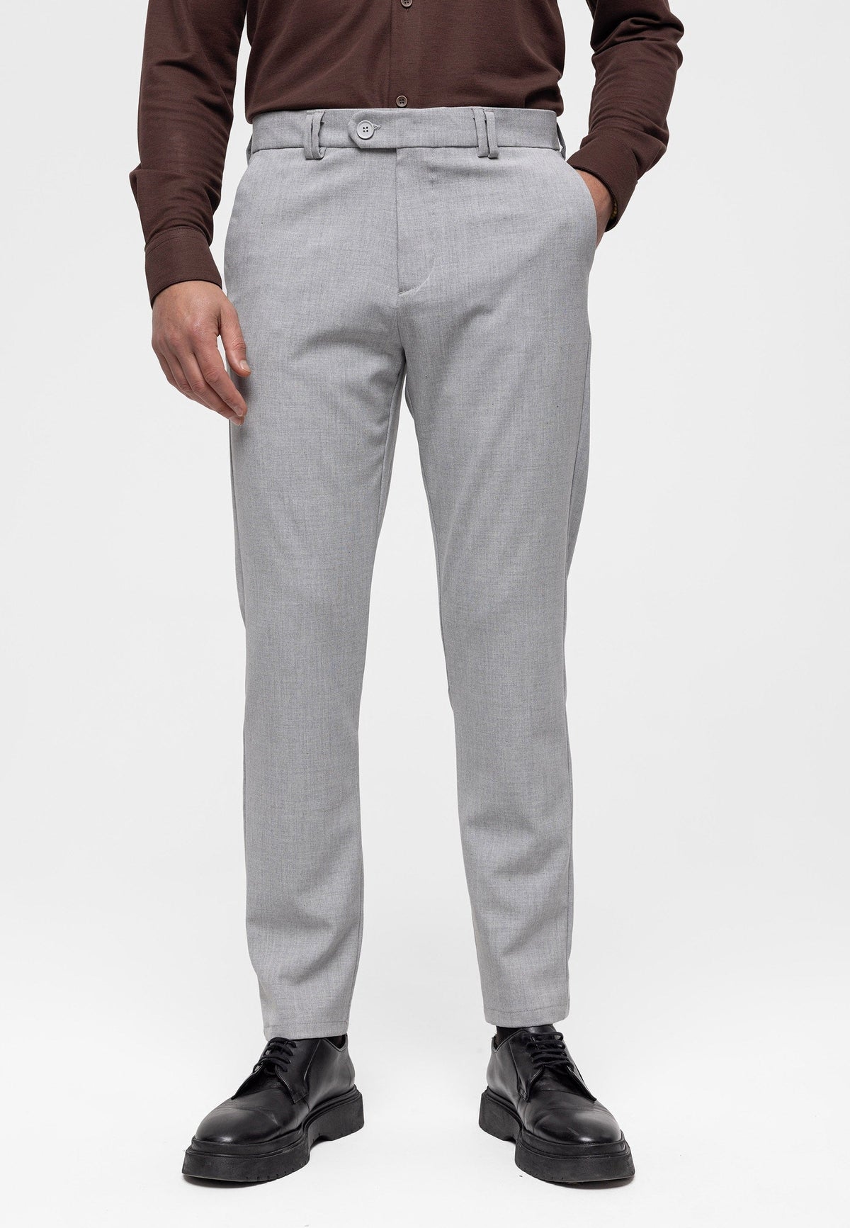 Men's Slim-Fit Fabric Pants
