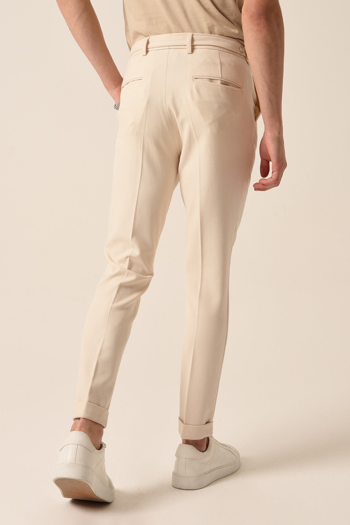 Antioch High-Waisted Pleated Pants