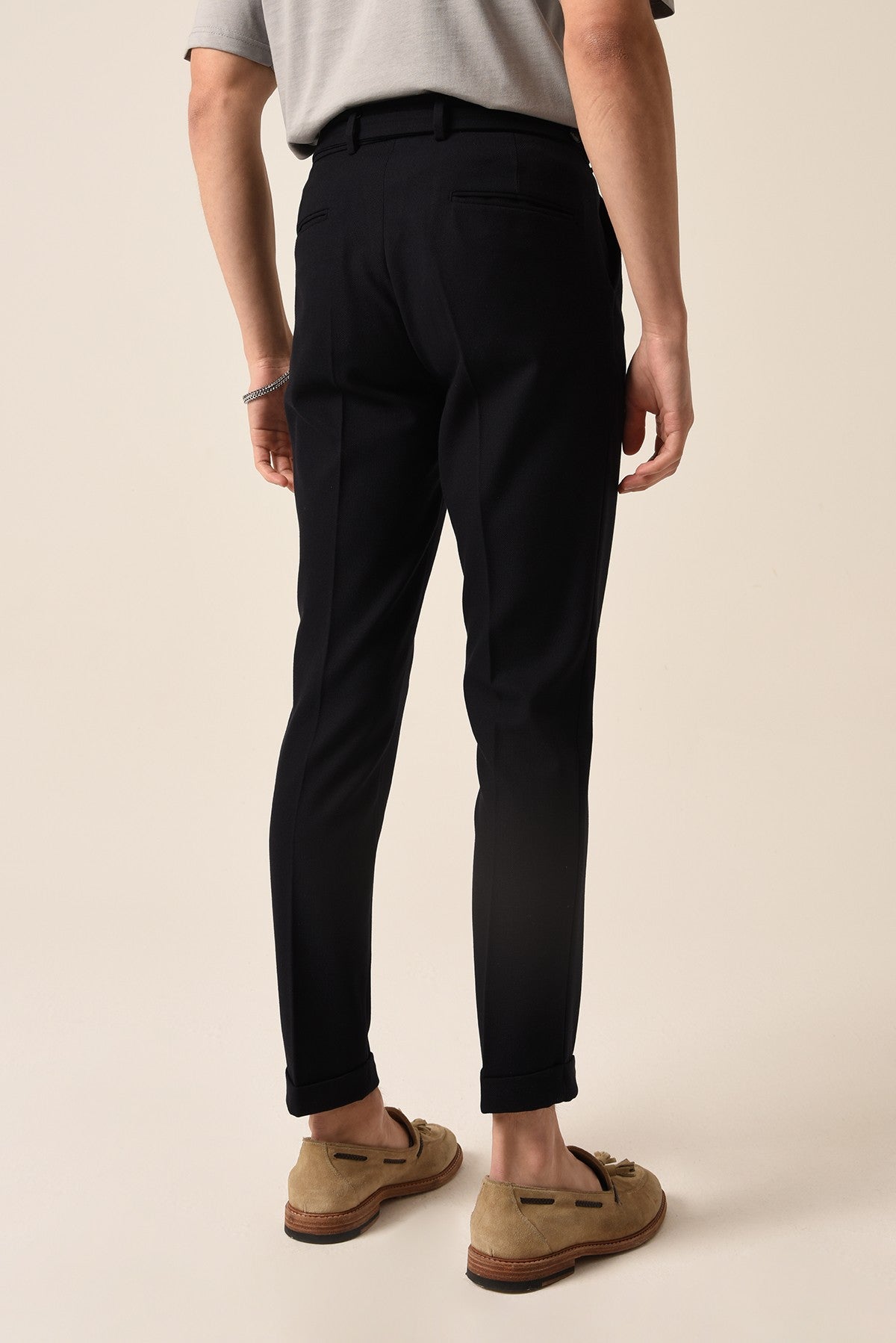 Antioch High-Waisted Pleated Pants