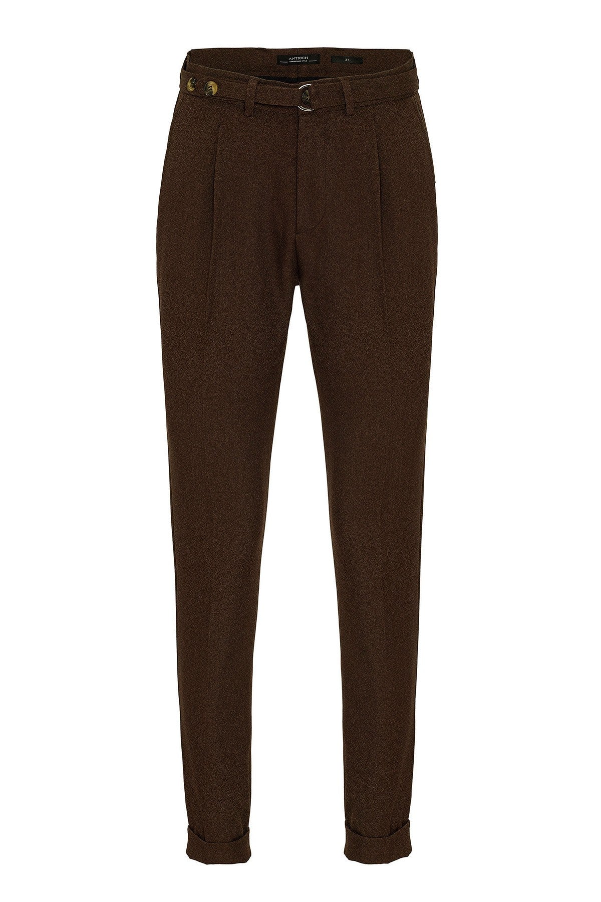 Antioch High-Waisted Pleated Pants