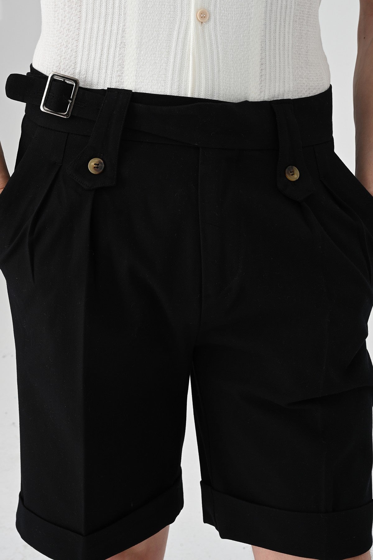Antioch Toka Men's Shorts with Detailed Pleats