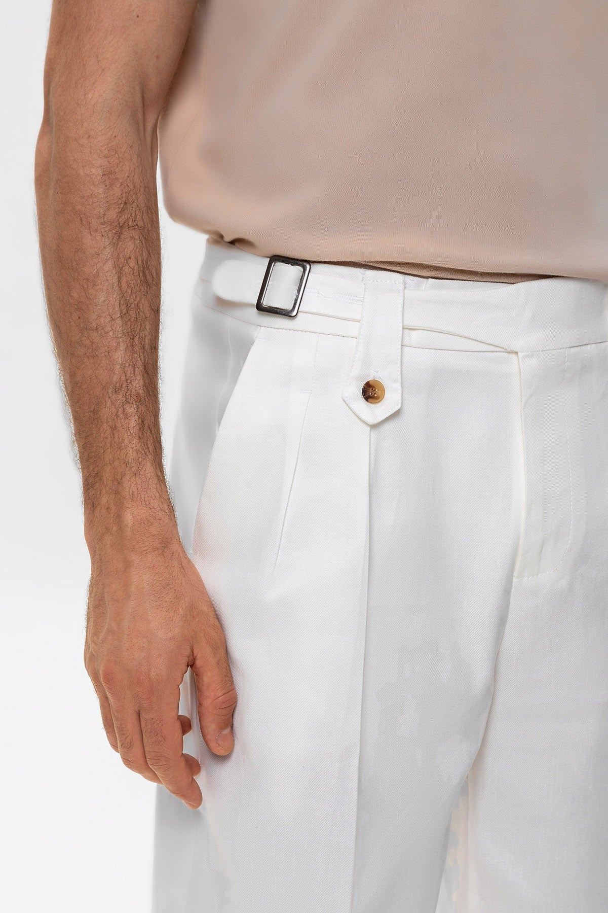 Antioch Toka Men's Shorts with Detailed Pleats