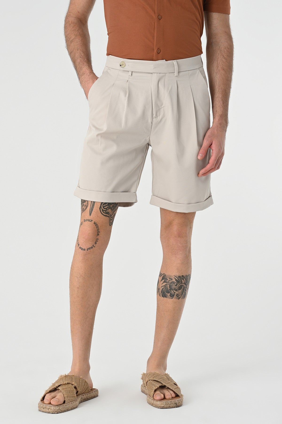 Antioch Pleated Men's Shorts
