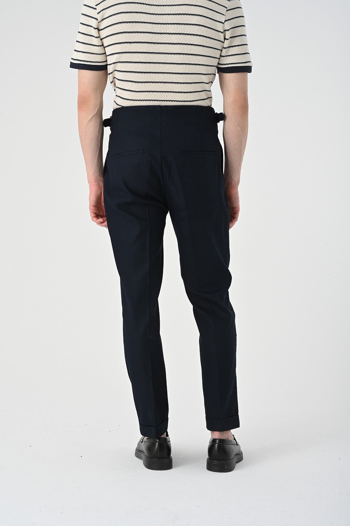 Antioch High-Waisted Pleated Linen Men's Pants