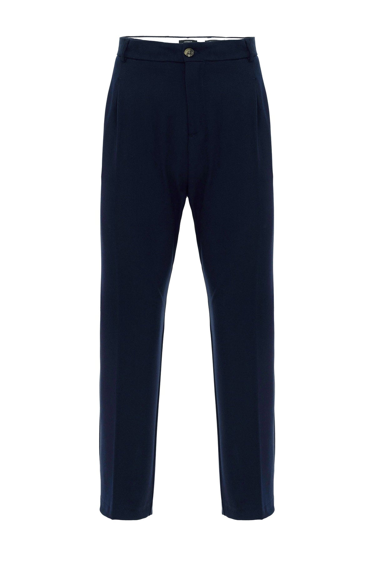 High-Waisted Pleated Relaxed-Fit Men's Pants