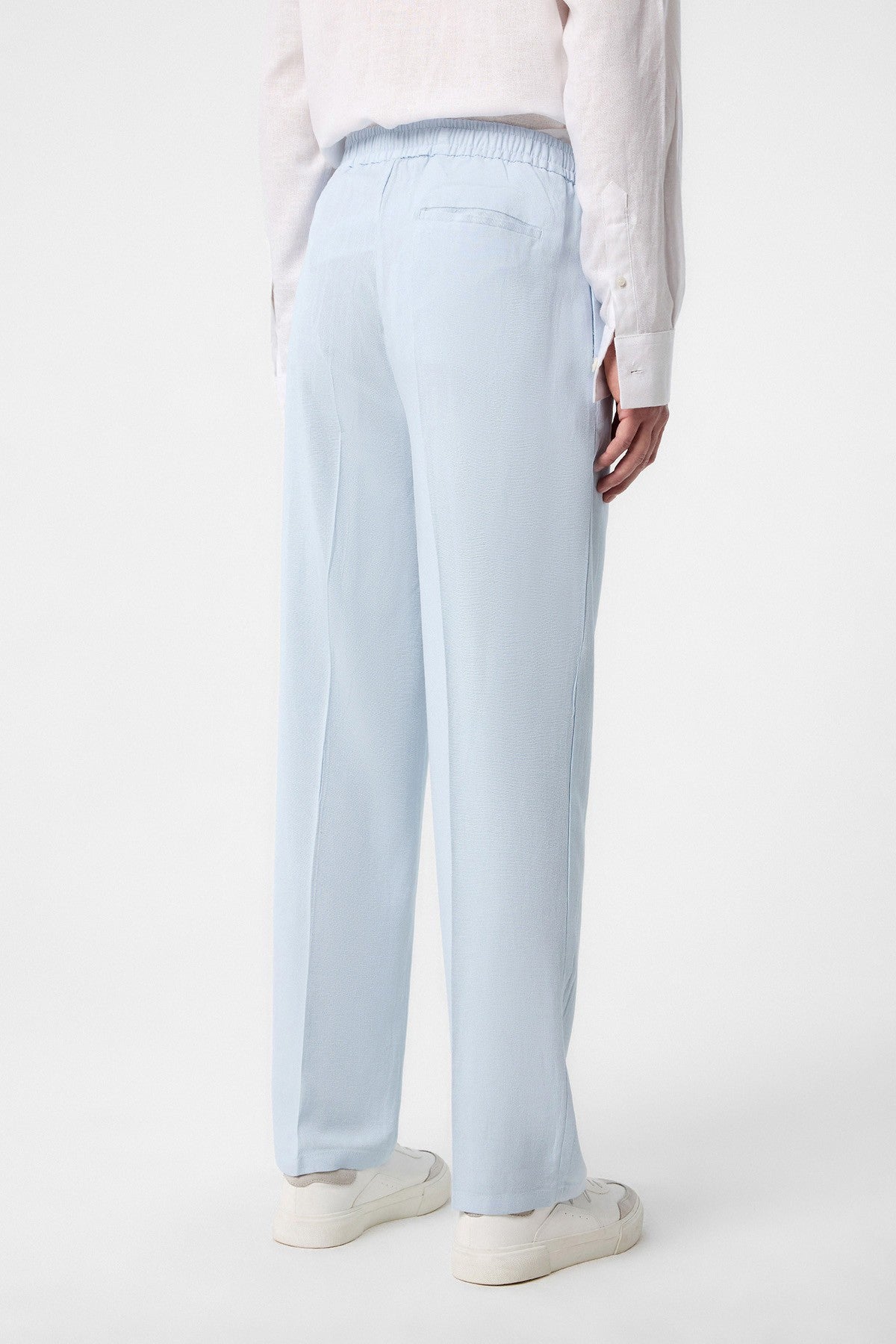 Antioch High-Waisted Pleated Linen-Blend Men's Pants