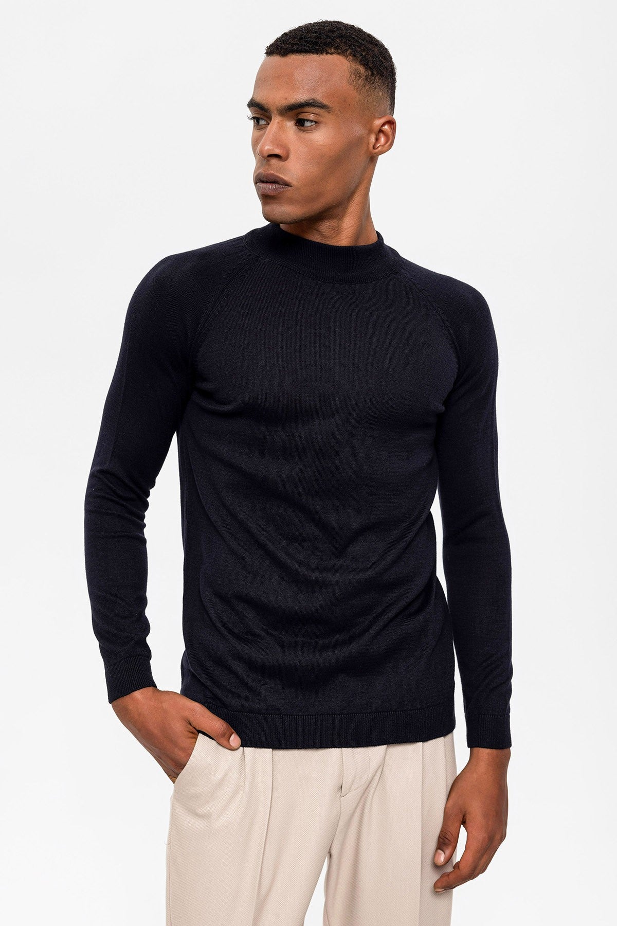 Men's Half-Turtleneck Sweater