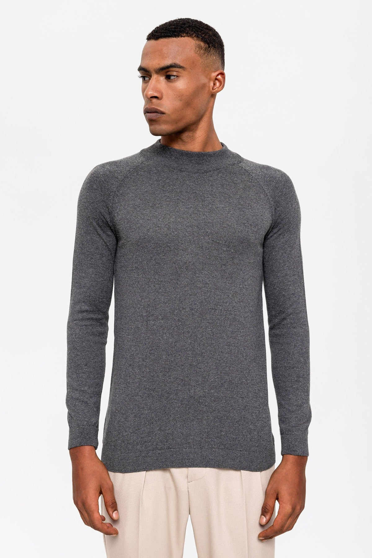 Antioch Men's Half-Turtleneck Sweater