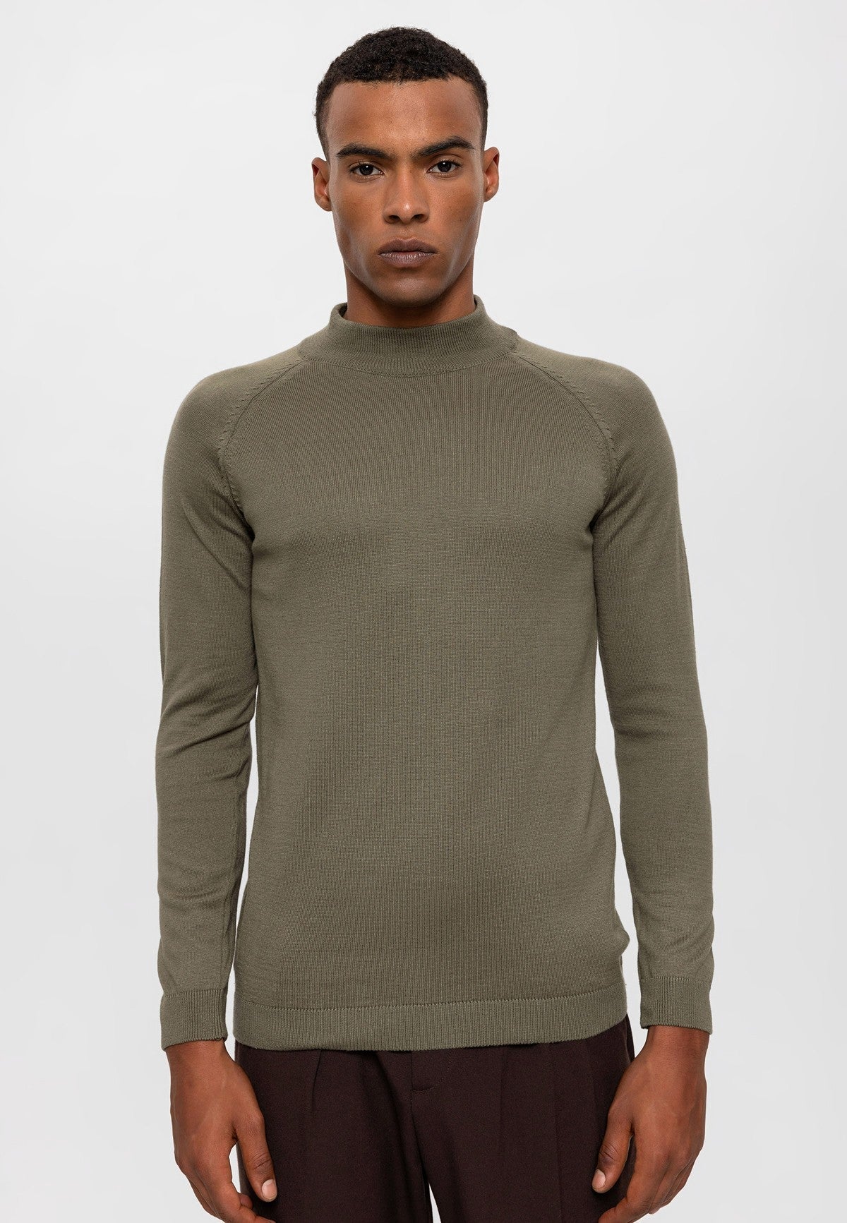Antioch Men's Half-Turtleneck Sweater