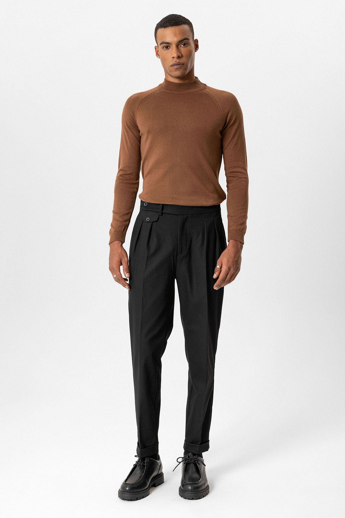 Antioch Men's Half-Turtleneck Sweater