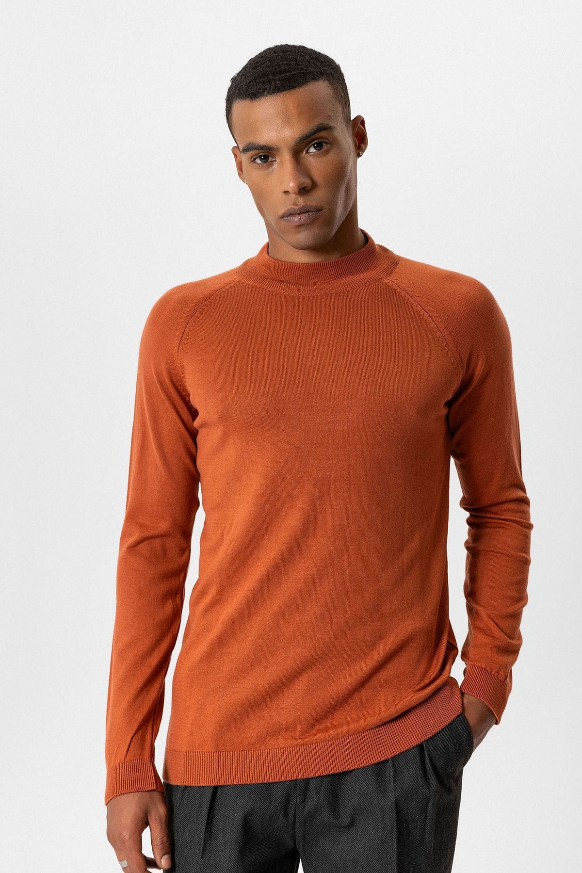 Antioch Men's Half-Turtleneck Sweater
