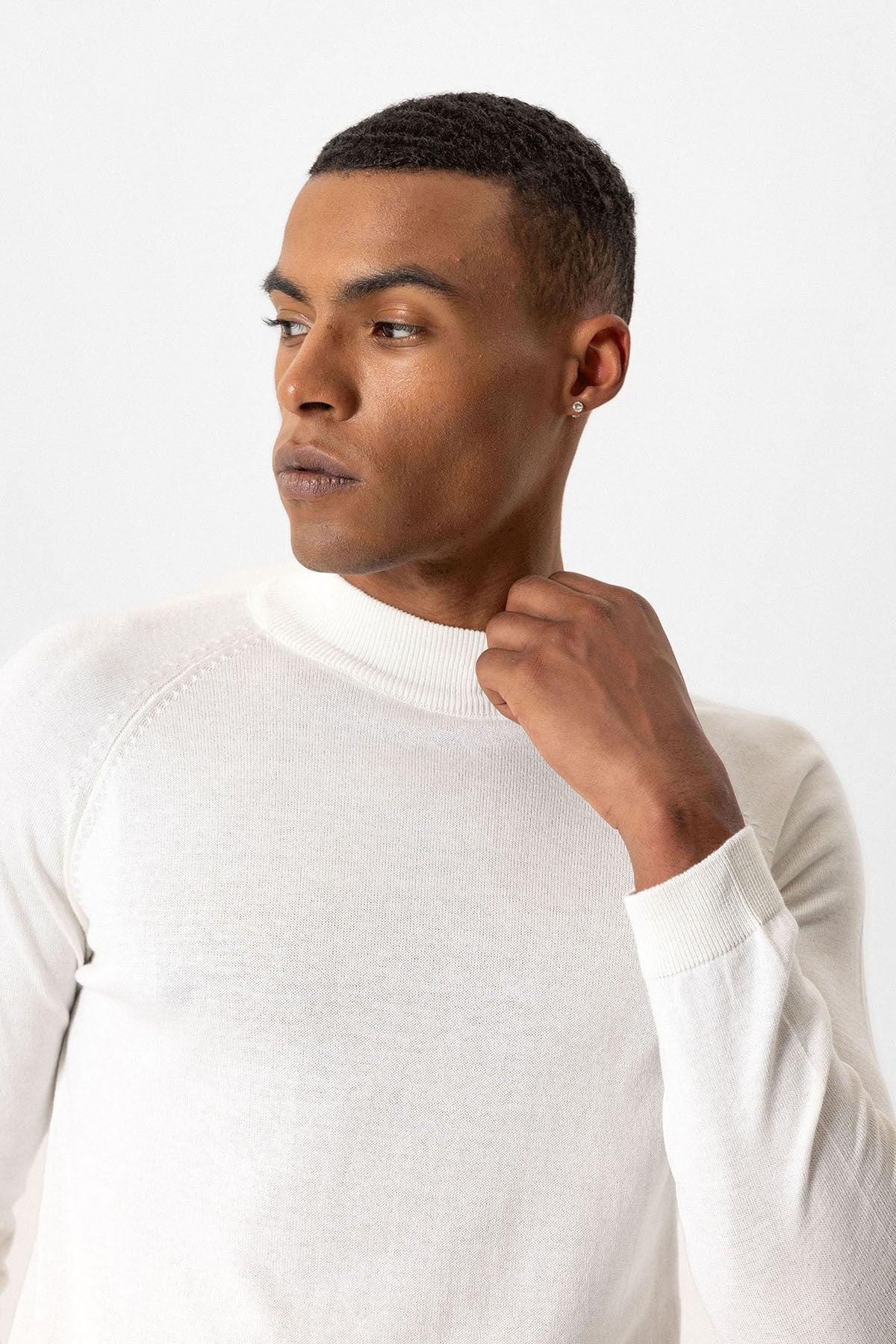 Antioch Men's Half-Turtleneck Sweater