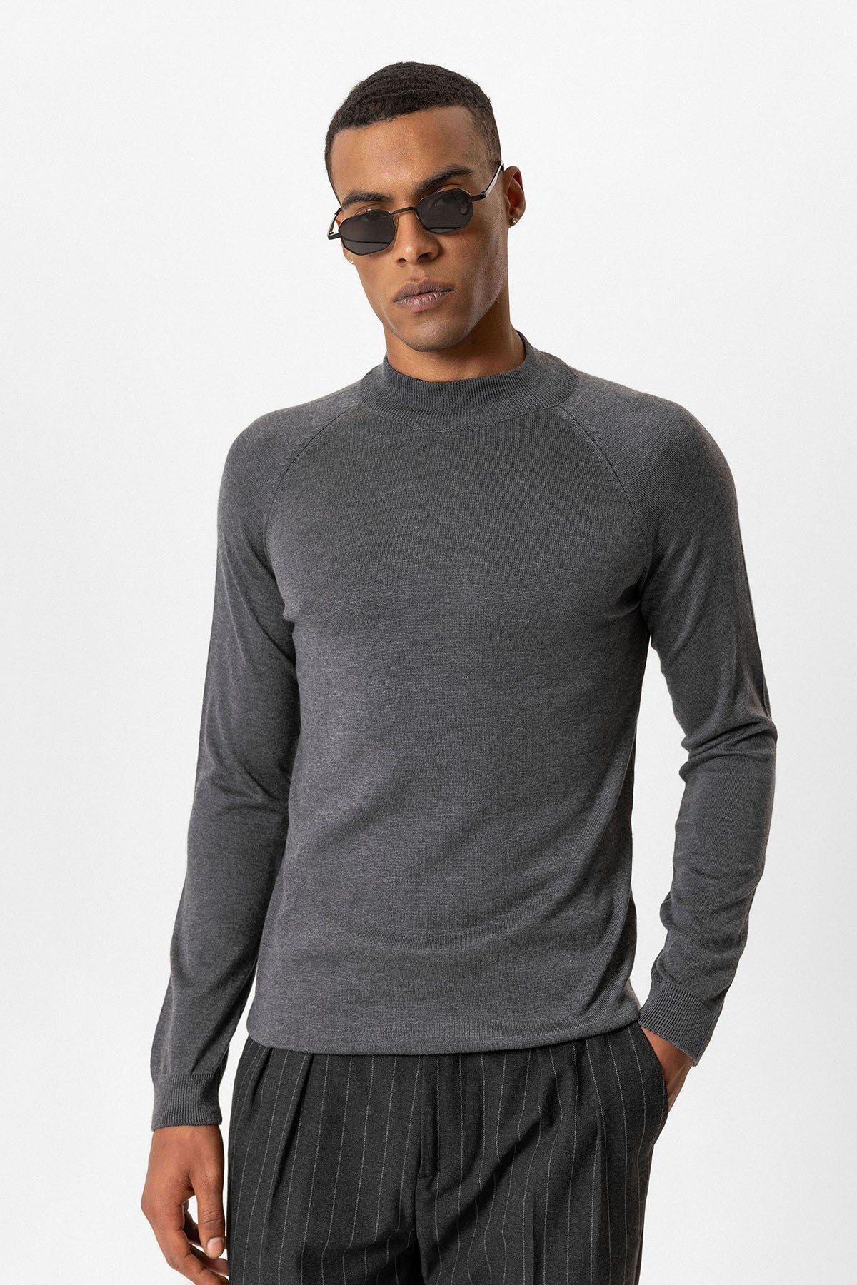 Antioch Men's Half-Turtleneck Sweater