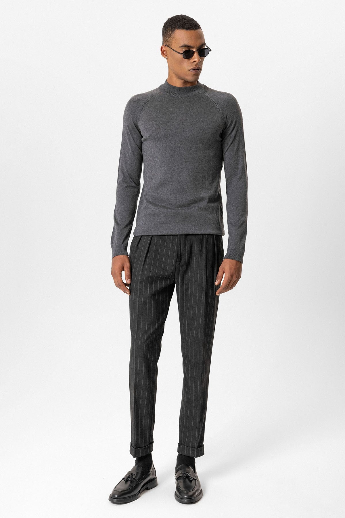 Antioch Men's Half-Turtleneck Sweater