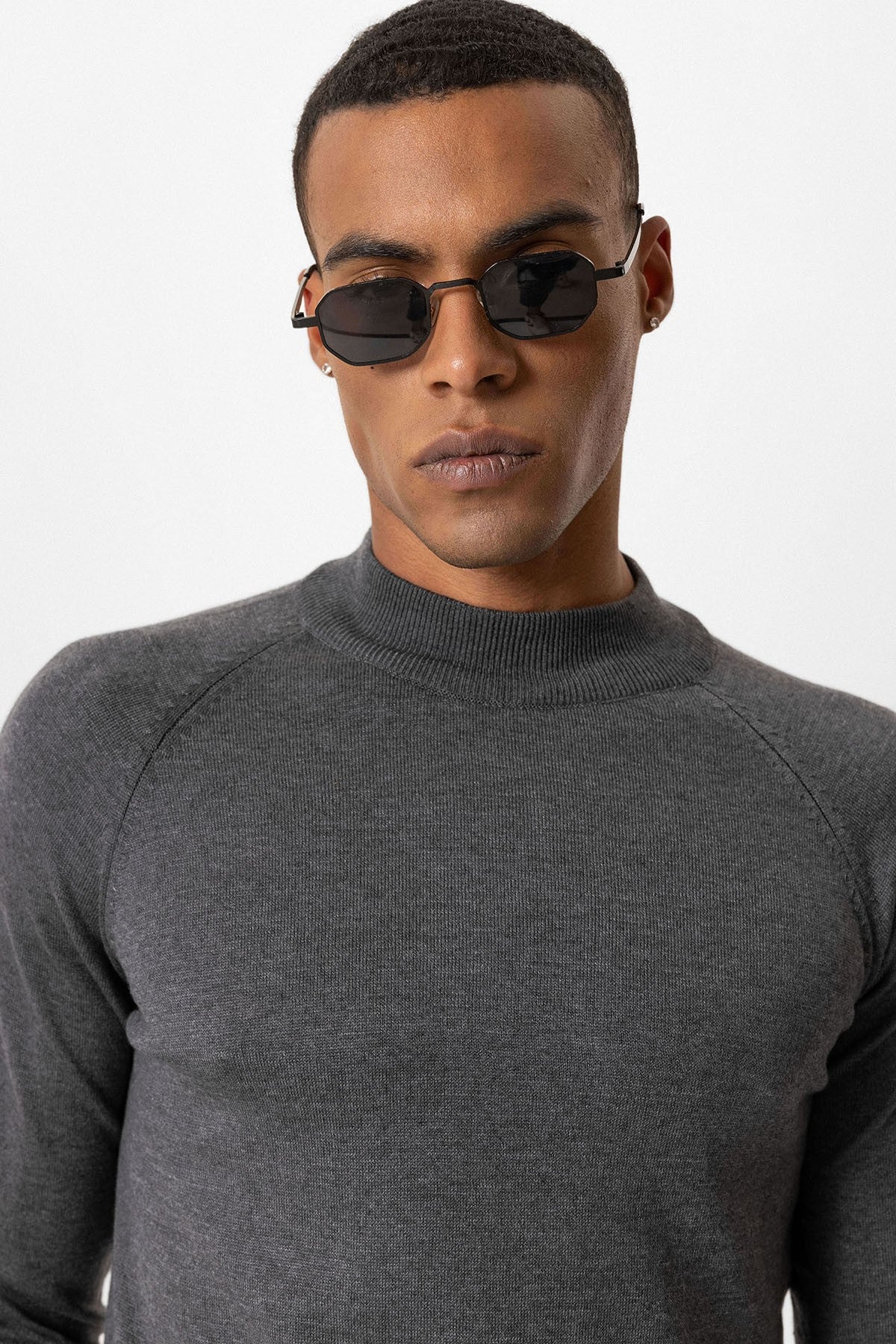 Antioch Men's Half-Turtleneck Sweater