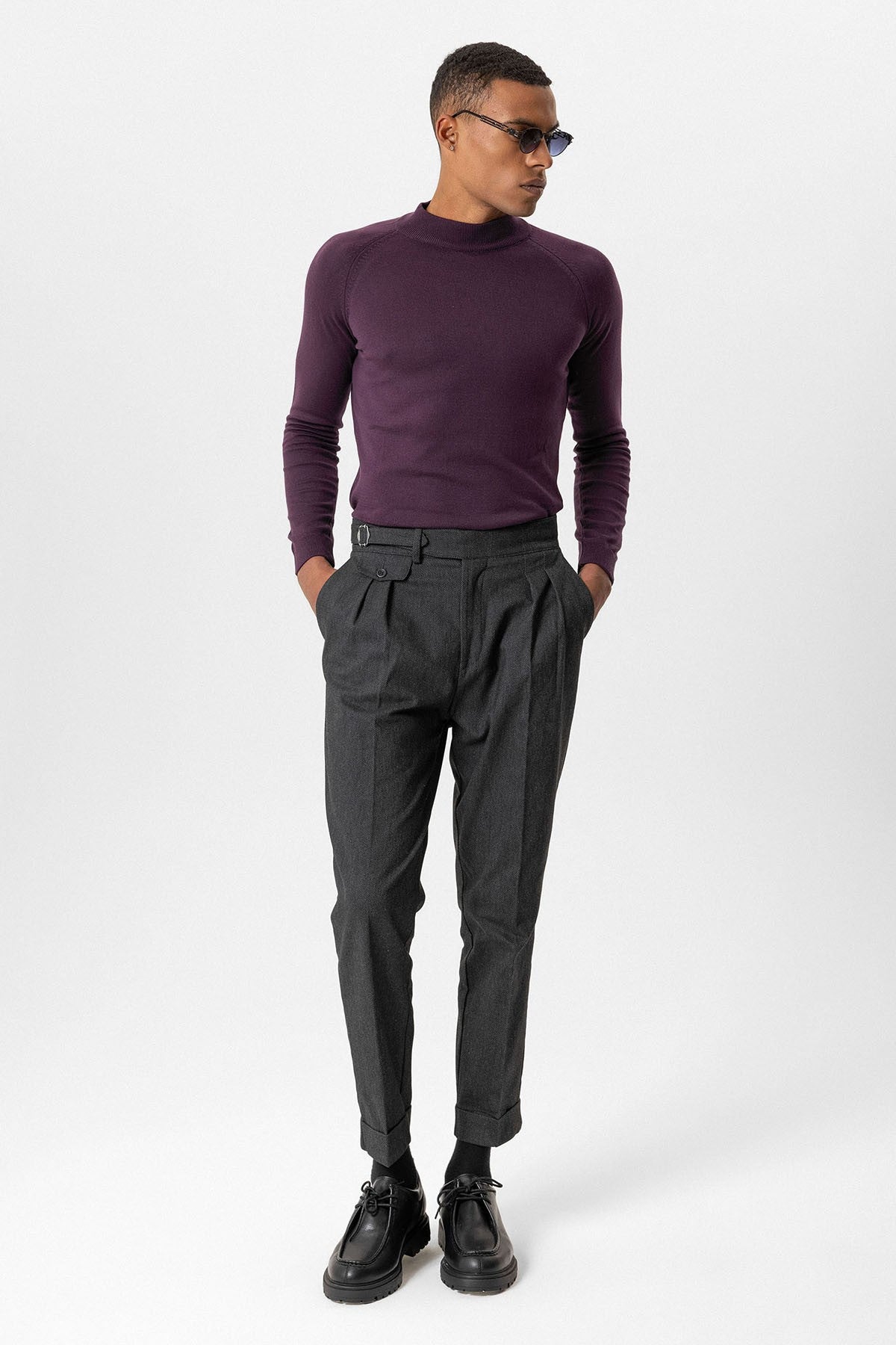 Antioch Men's Half-Turtleneck Sweater
