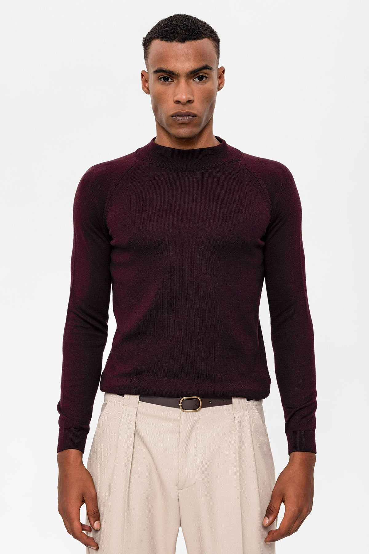 Antioch Men's Half-Turtleneck Sweater