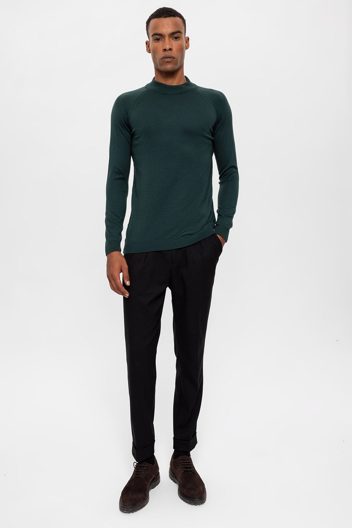 Antioch Men's Half-Turtleneck Sweater